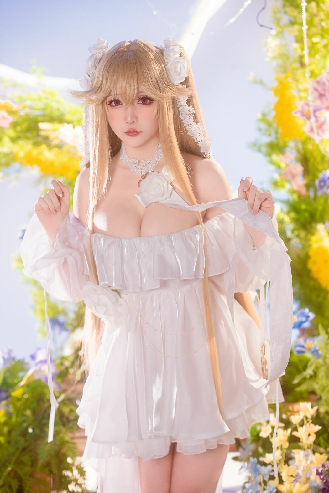 Coser@星之迟迟Hoshilily – 碧蓝航线-安克雷奇 (50P – 1V)