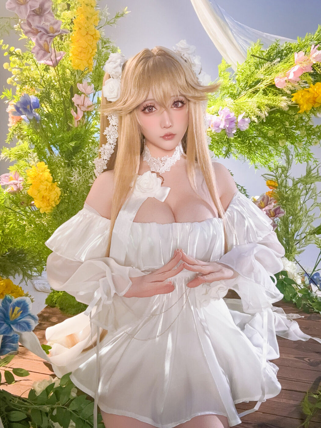 Coser@星之迟迟Hoshilily – 碧蓝航线-安克雷奇 (50P – 1V)