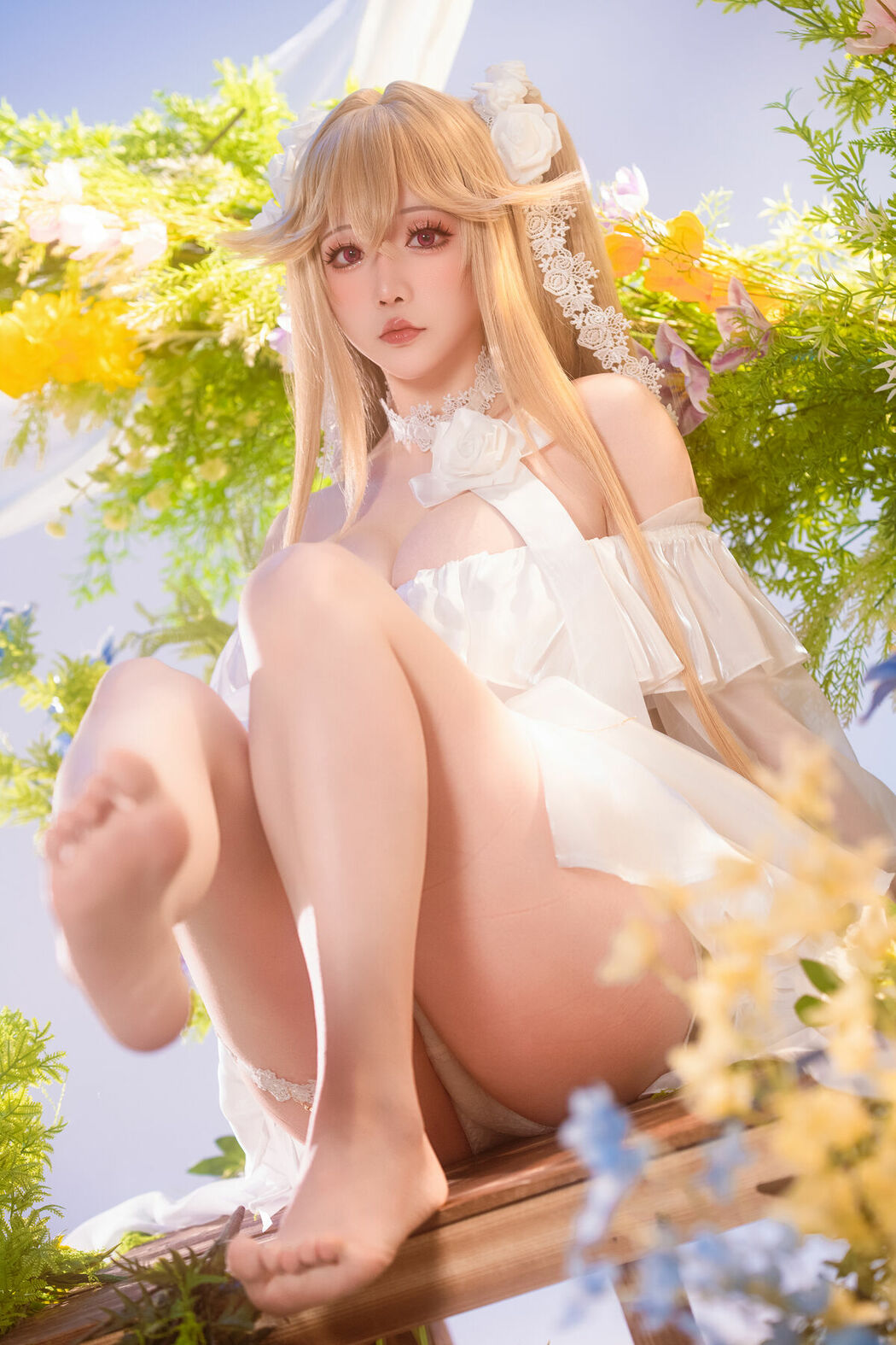 Coser@星之迟迟Hoshilily – 碧蓝航线-安克雷奇 (50P – 1V)