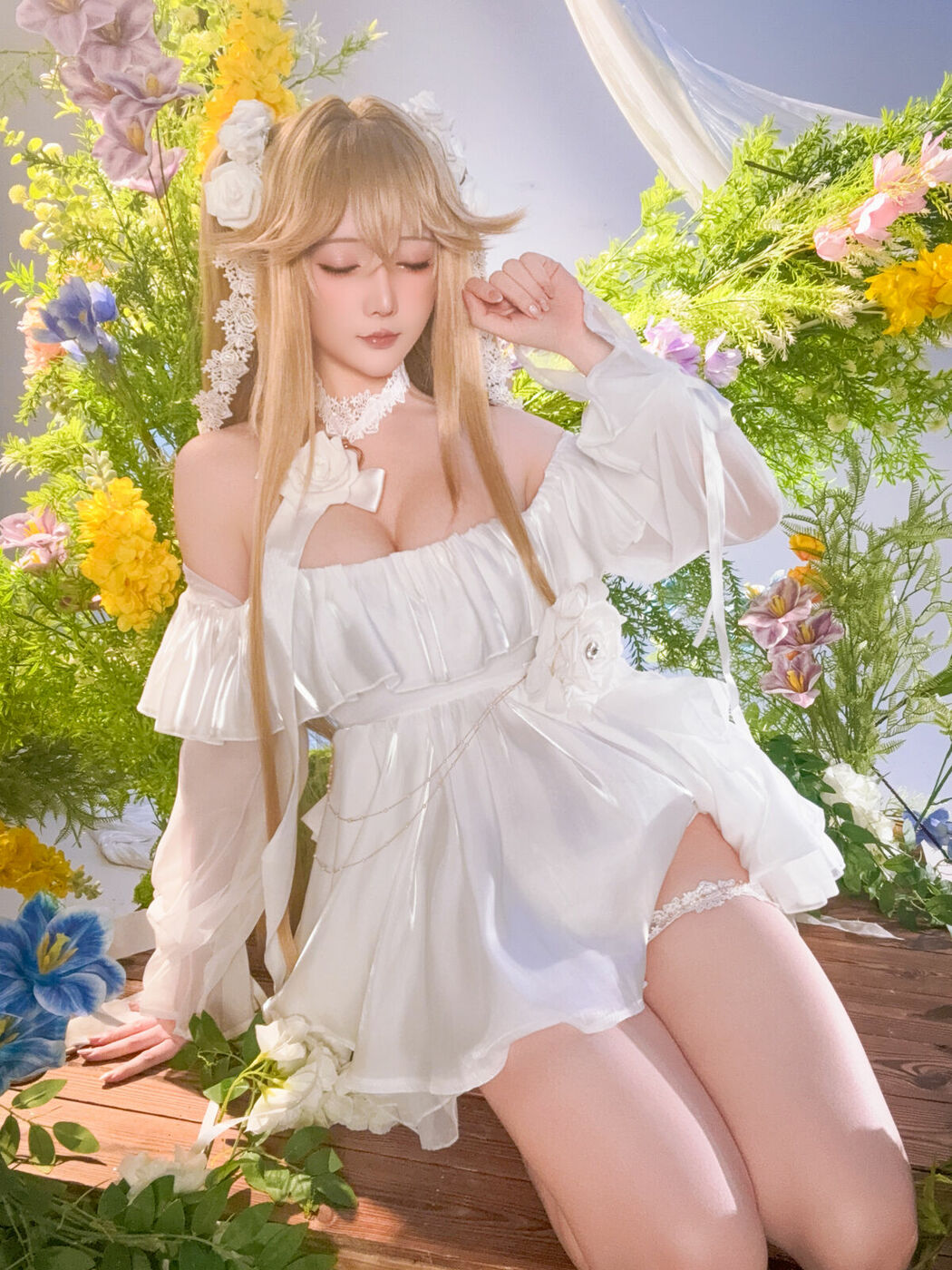Coser@星之迟迟Hoshilily – 碧蓝航线-安克雷奇 (50P – 1V)