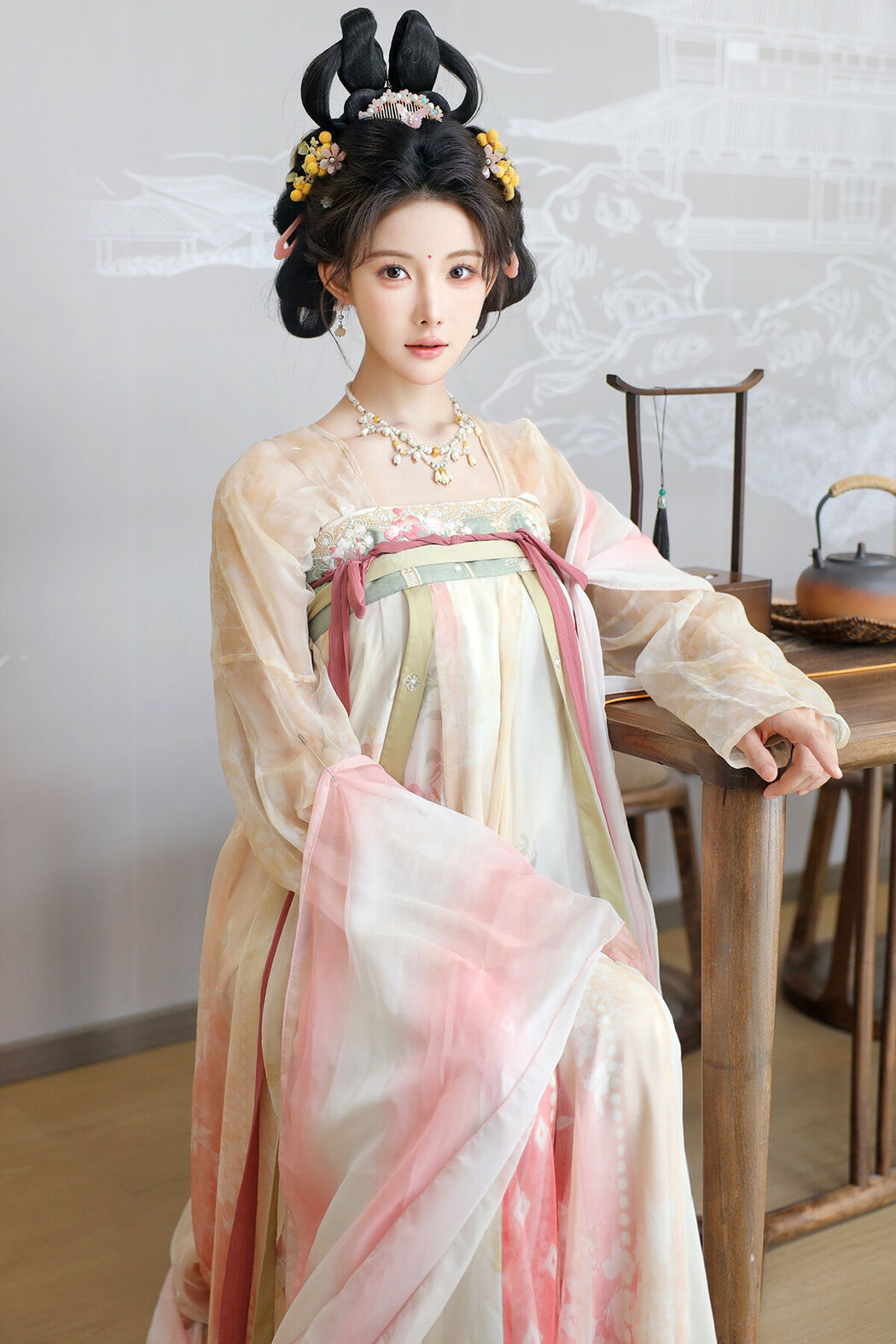 XiuRen秀人网 Uncensored Li Shuang Er 梨霜儿 – R18 秀人网模特 梦回大唐 Part01 (57P) Cover Photo