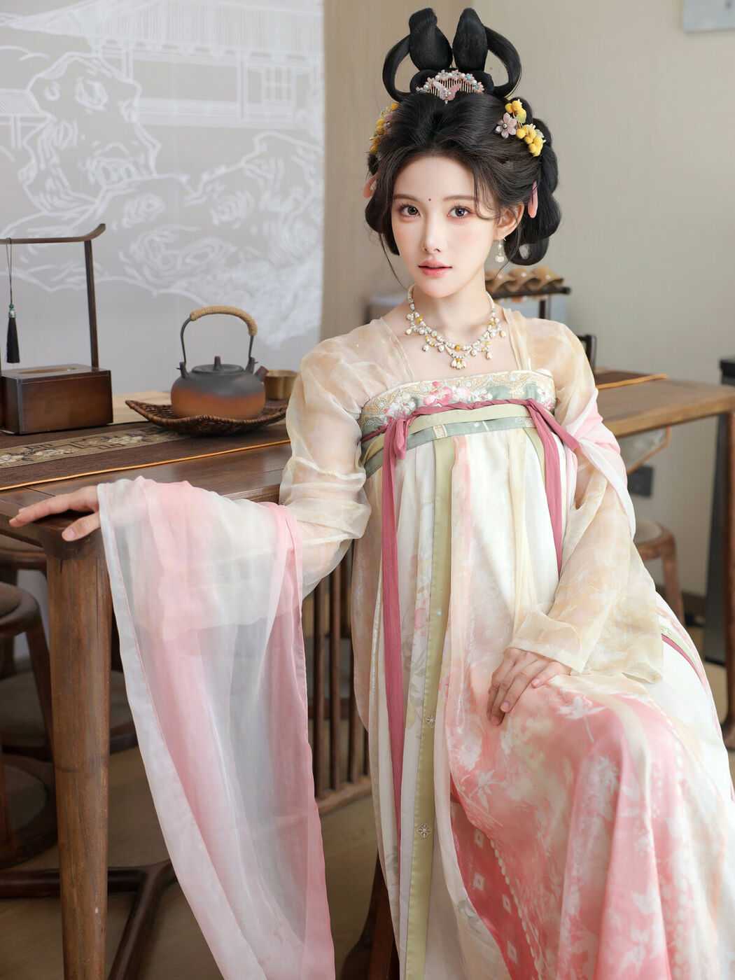 XiuRen秀人网 Uncensored Li Shuang Er 梨霜儿 – R18 秀人网模特 梦回大唐 Part01 (57P)