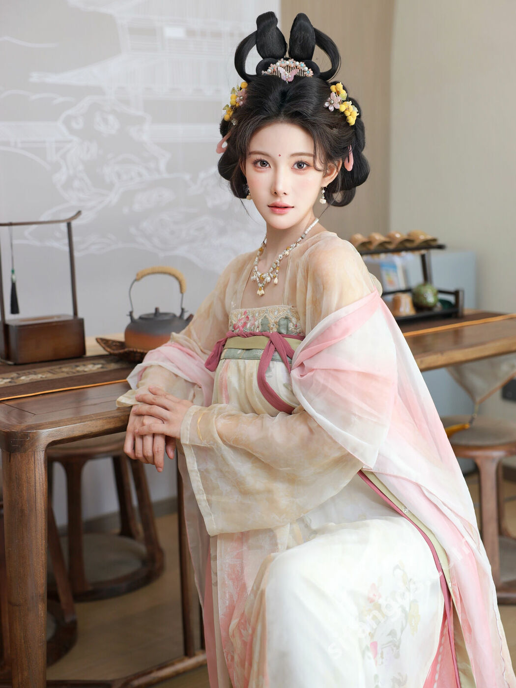 XiuRen秀人网 Uncensored Li Shuang Er 梨霜儿 – R18 秀人网模特 梦回大唐 Part01 (57P)