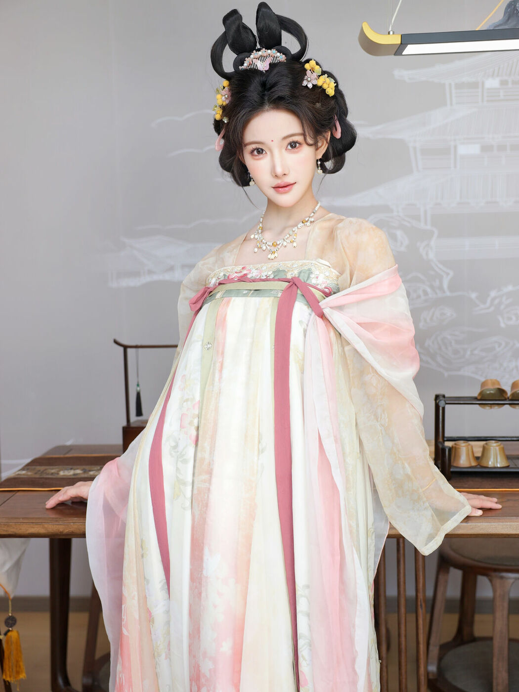 XiuRen秀人网 Uncensored Li Shuang Er 梨霜儿 – R18 秀人网模特 梦回大唐 Part01 (57P)