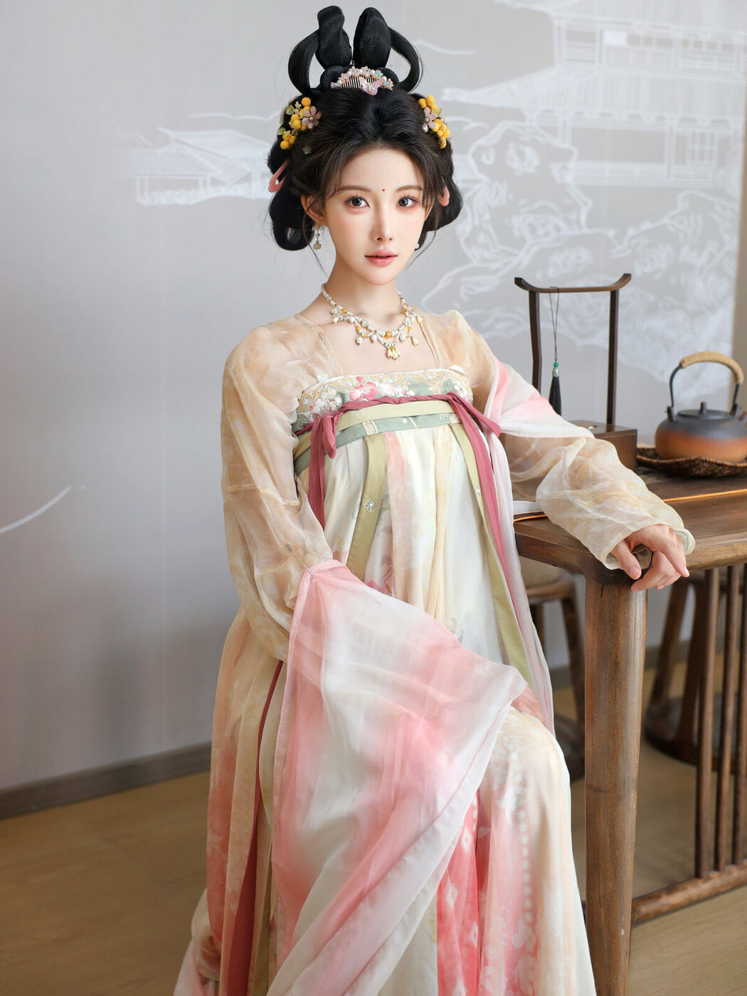 XiuRen秀人网 Uncensored Li Shuang Er 梨霜儿 – R18 秀人网模特 梦回大唐 Part01 (57P)