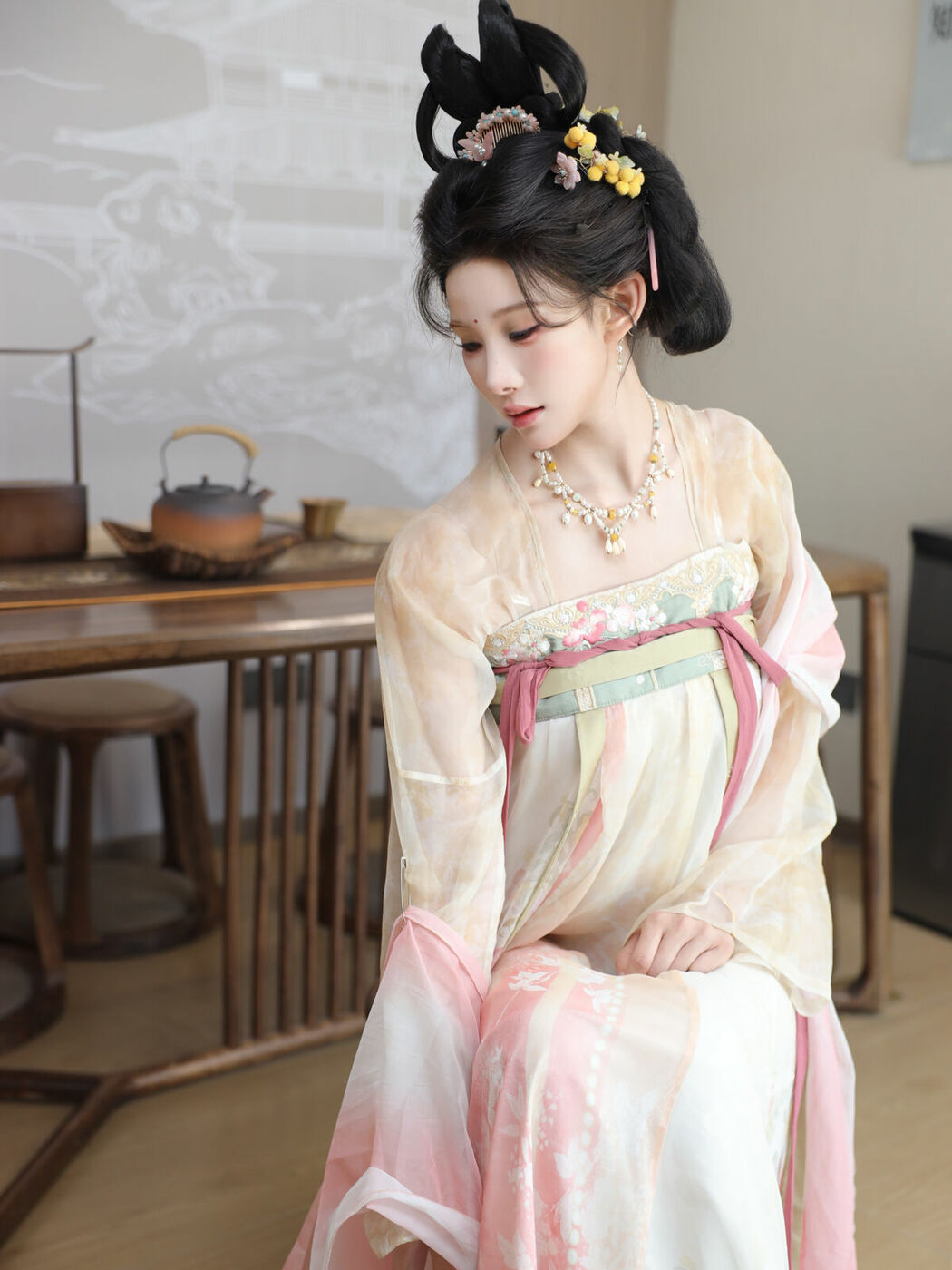 XiuRen秀人网 Uncensored Li Shuang Er 梨霜儿 – R18 秀人网模特 梦回大唐 Part01 (57P)