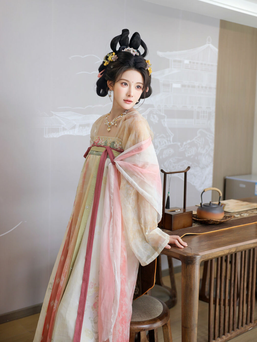 XiuRen秀人网 Uncensored Li Shuang Er 梨霜儿 – R18 秀人网模特 梦回大唐 Part01 (57P)