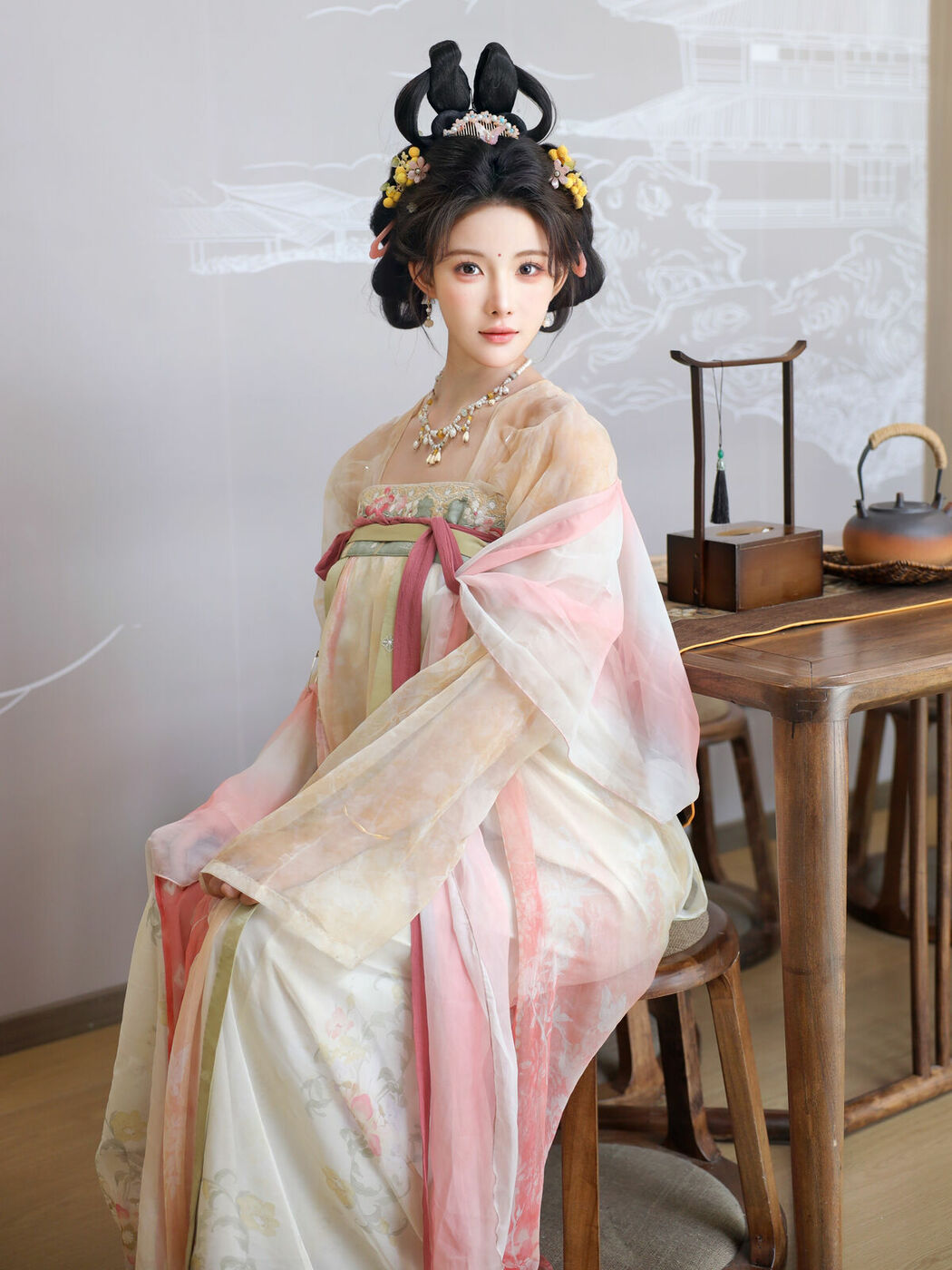 XiuRen秀人网 Uncensored Li Shuang Er 梨霜儿 – R18 秀人网模特 梦回大唐 Part01 (57P)