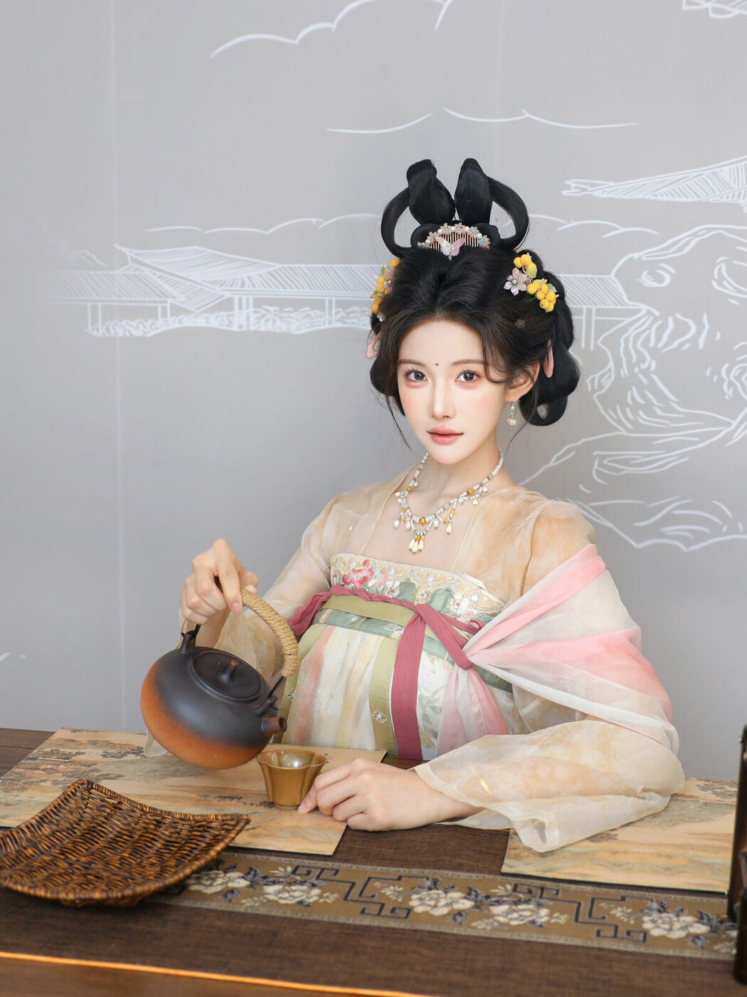 XiuRen秀人网 Uncensored Li Shuang Er 梨霜儿 – R18 秀人网模特 梦回大唐 Part01 (57P)