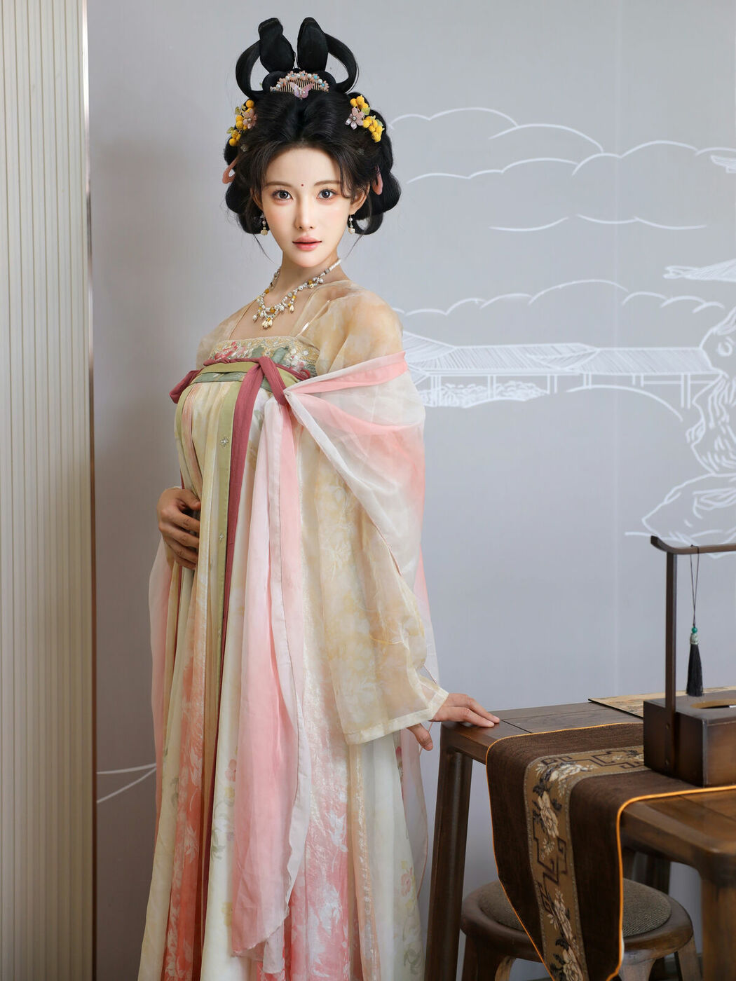 XiuRen秀人网 Uncensored Li Shuang Er 梨霜儿 – R18 秀人网模特 梦回大唐 Part01 (57P)