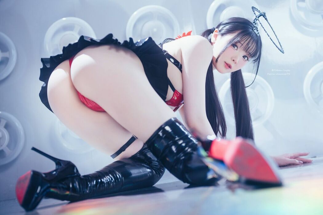 Coser@霜月shimo – 2025年09月订阅 賽博黑天使 Cyber Black Angel (21P – 3V)