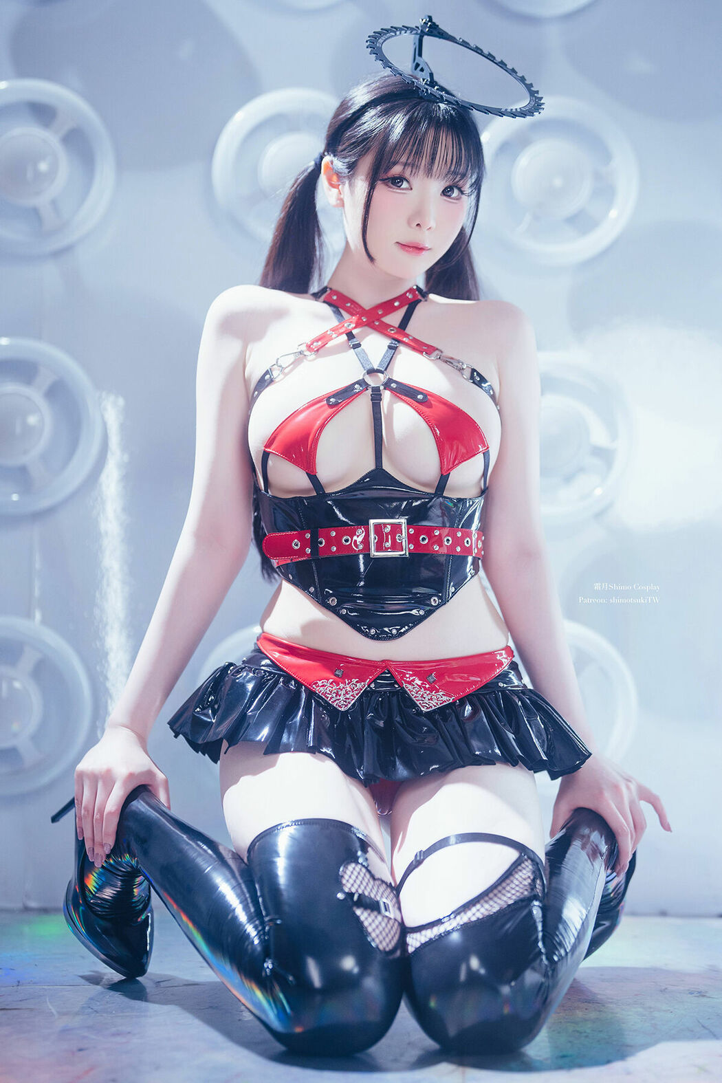 Coser@霜月shimo – 2025年09月订阅 賽博黑天使 Cyber Black Angel (21P – 3V) Cover Photo