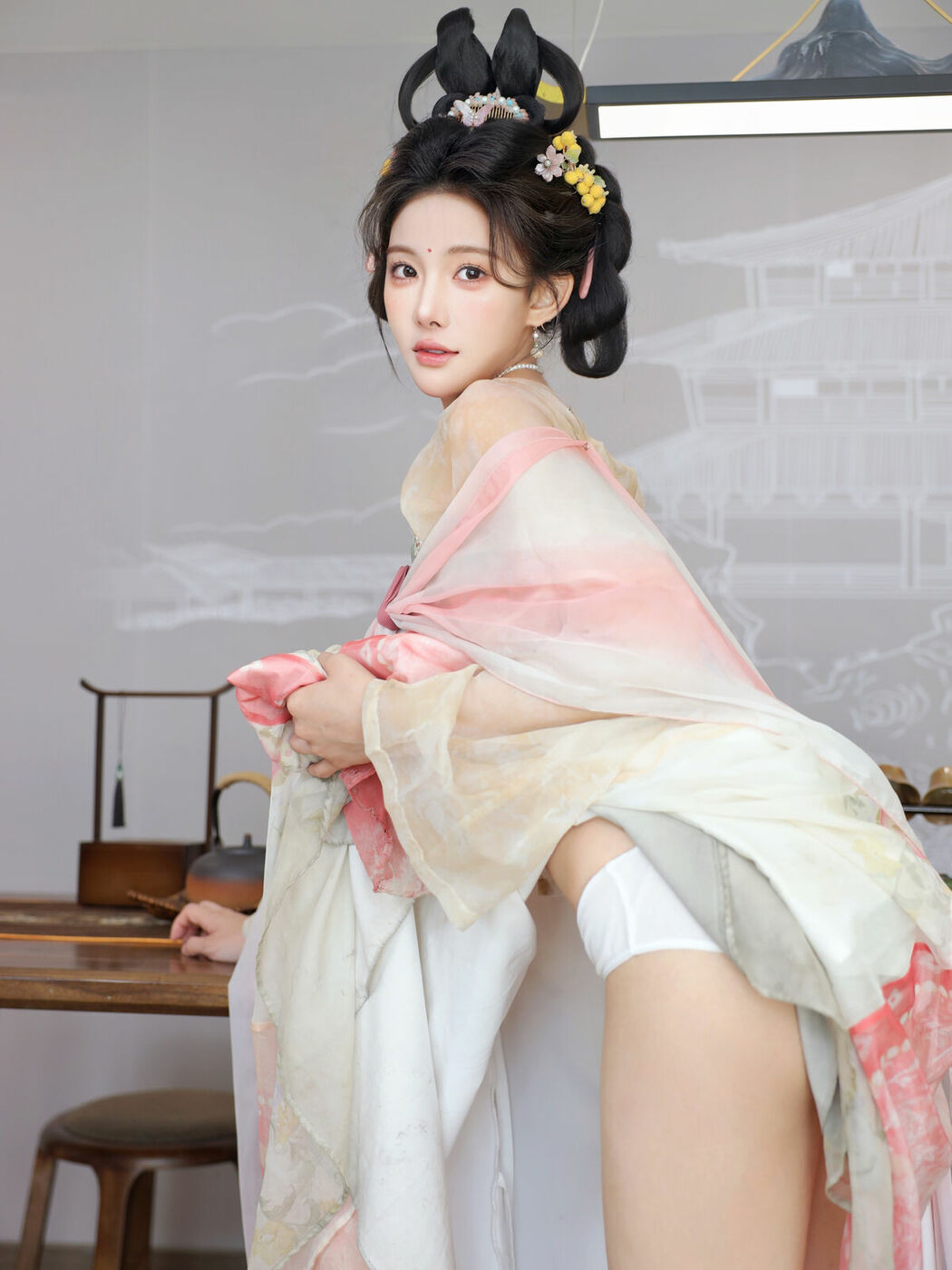 XiuRen秀人网 Uncensored Li Shuang Er 梨霜儿 – R18 秀人网模特 梦回大唐 Part02 (57P)