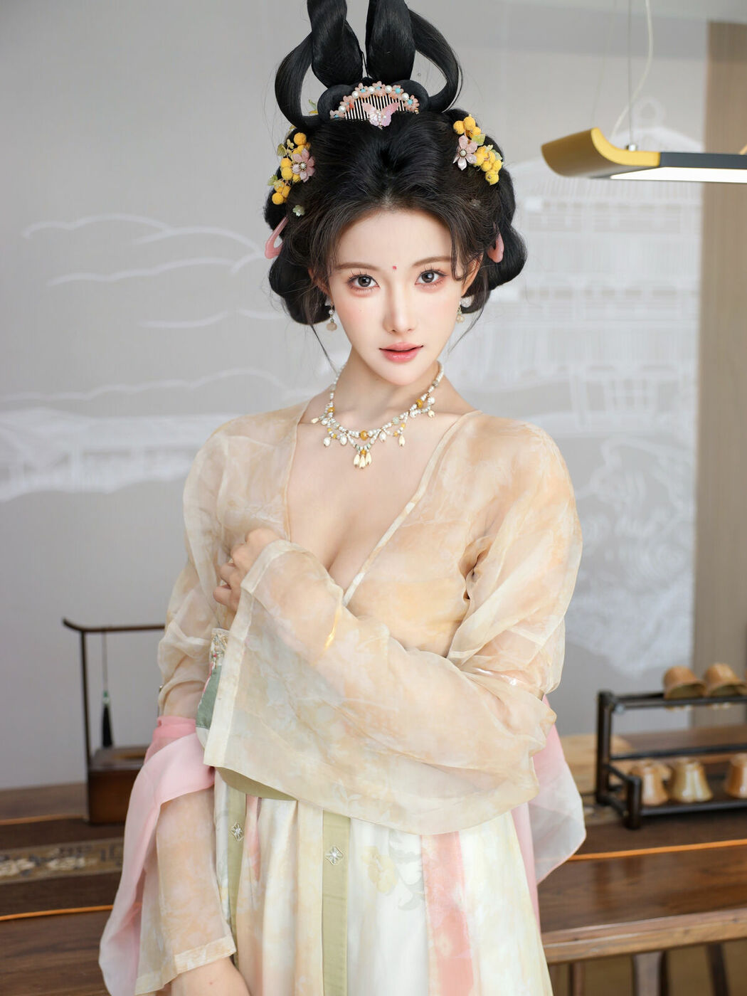 XiuRen秀人网 Uncensored Li Shuang Er 梨霜儿 – R18 秀人网模特 梦回大唐 Part02 (57P)