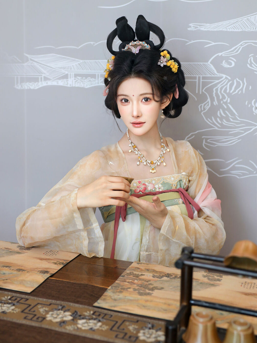 XiuRen秀人网 Uncensored Li Shuang Er 梨霜儿 – R18 秀人网模特 梦回大唐 Part02 (57P)