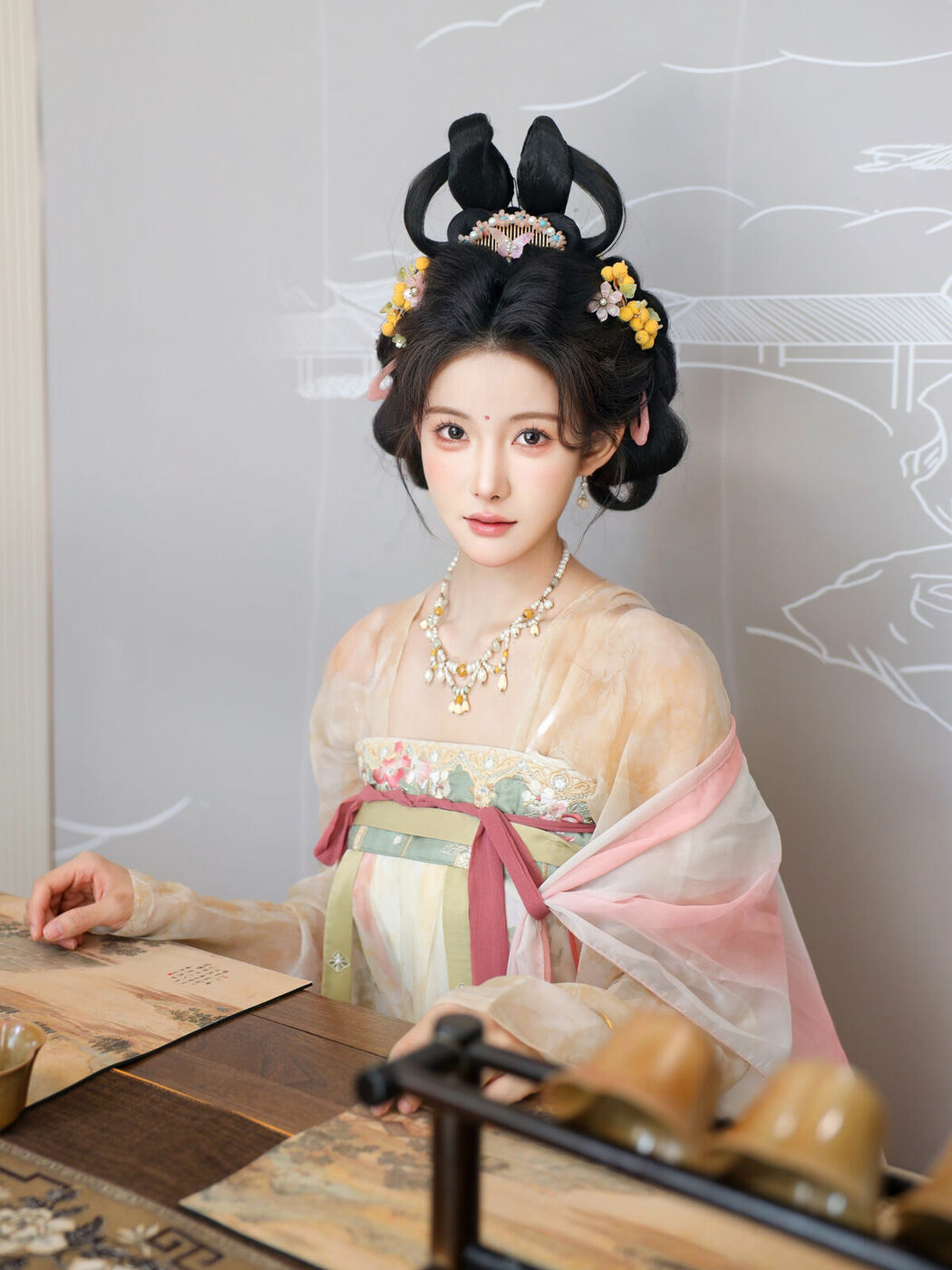 XiuRen秀人网 Uncensored Li Shuang Er 梨霜儿 – R18 秀人网模特 梦回大唐 Part02 (57P)