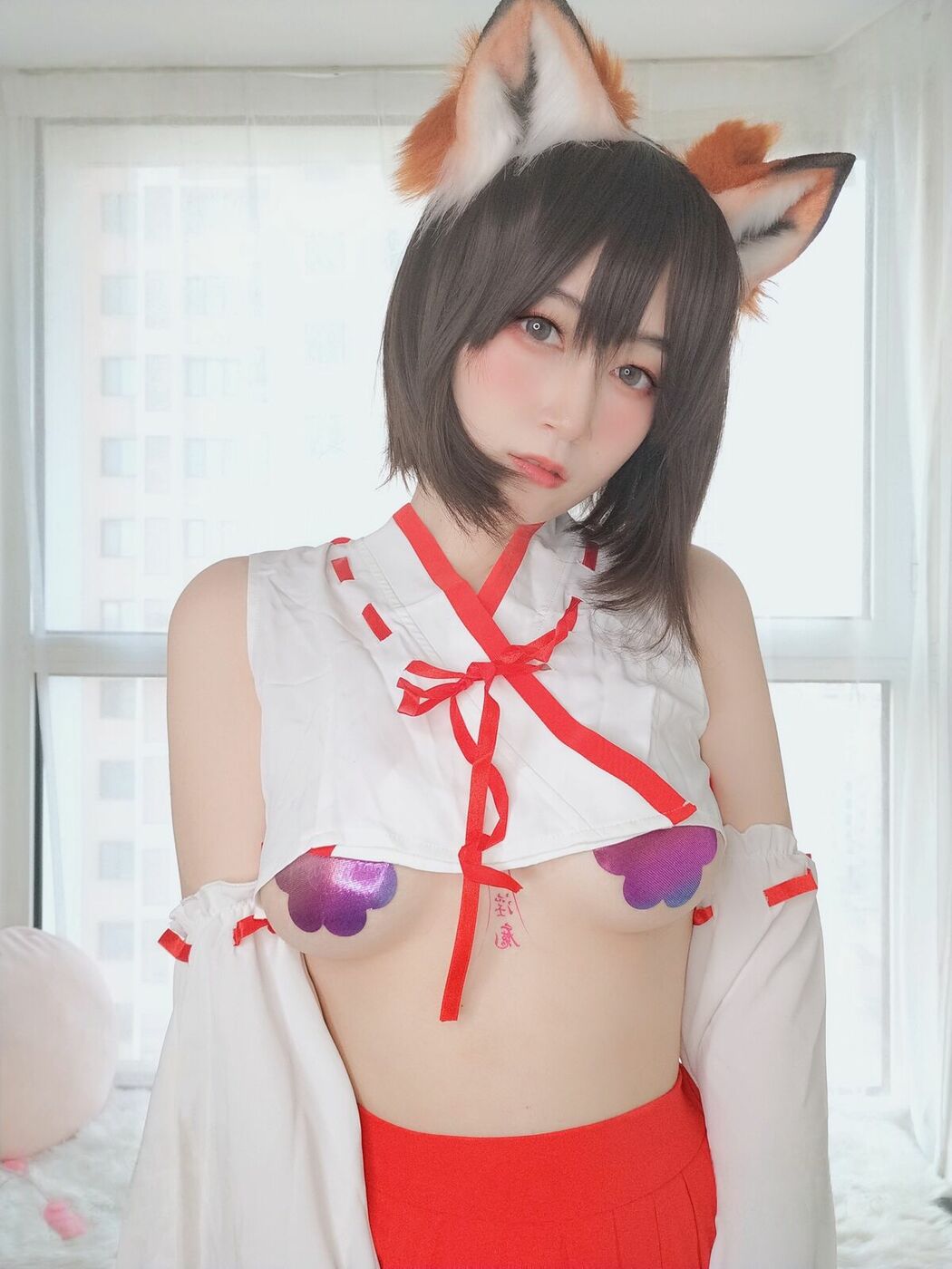 Coser@白银81 – 神社小狐狸 Part02 (47P)