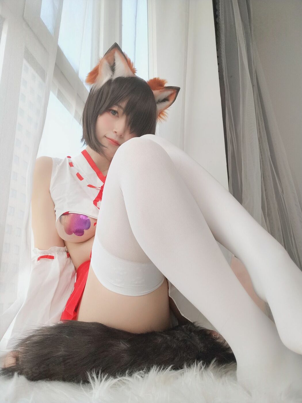 Coser@白银81 – 神社小狐狸 Part02 (47P)