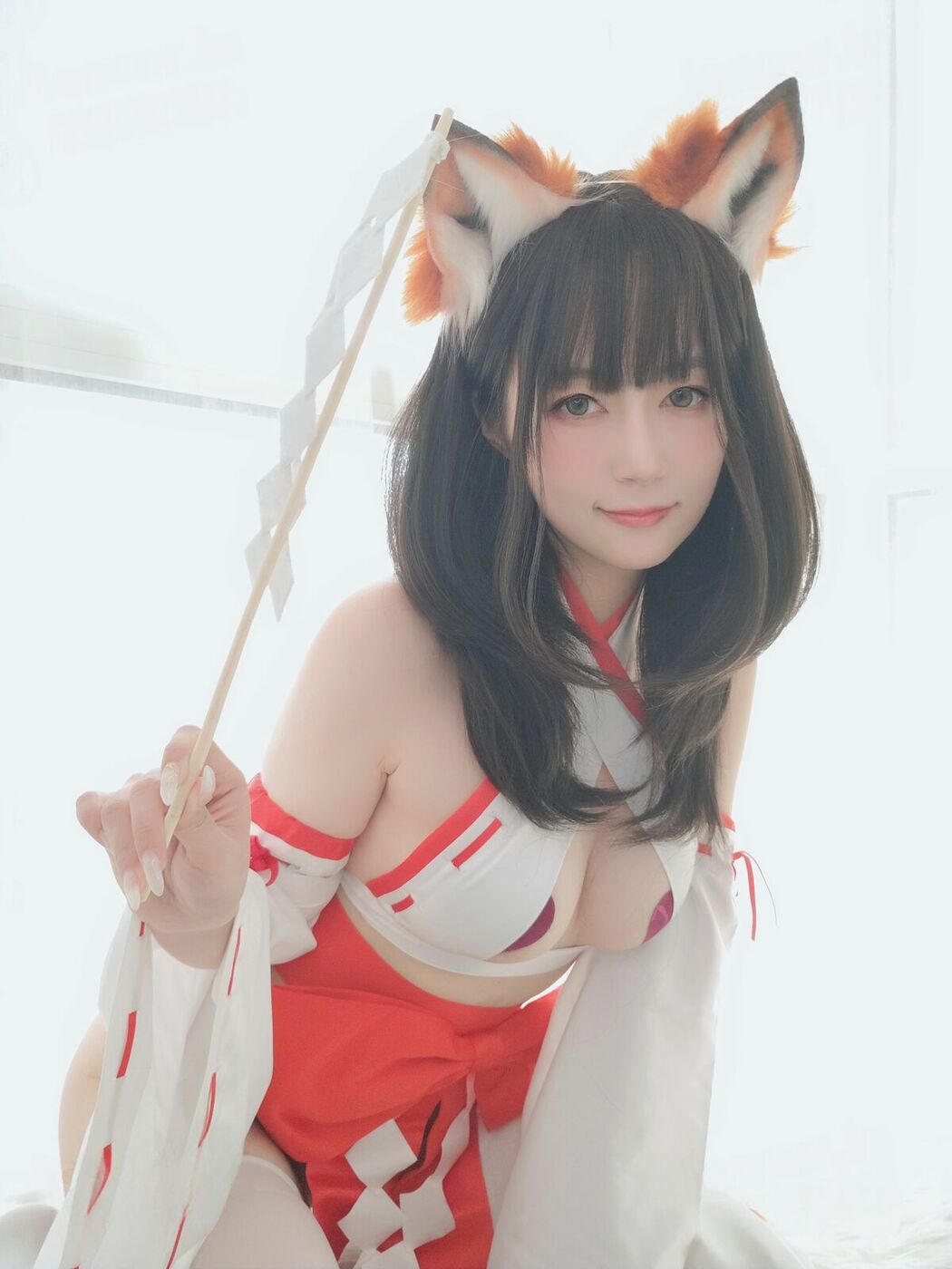 Coser@白银81 – 神社小狐狸 Part02 (47P)