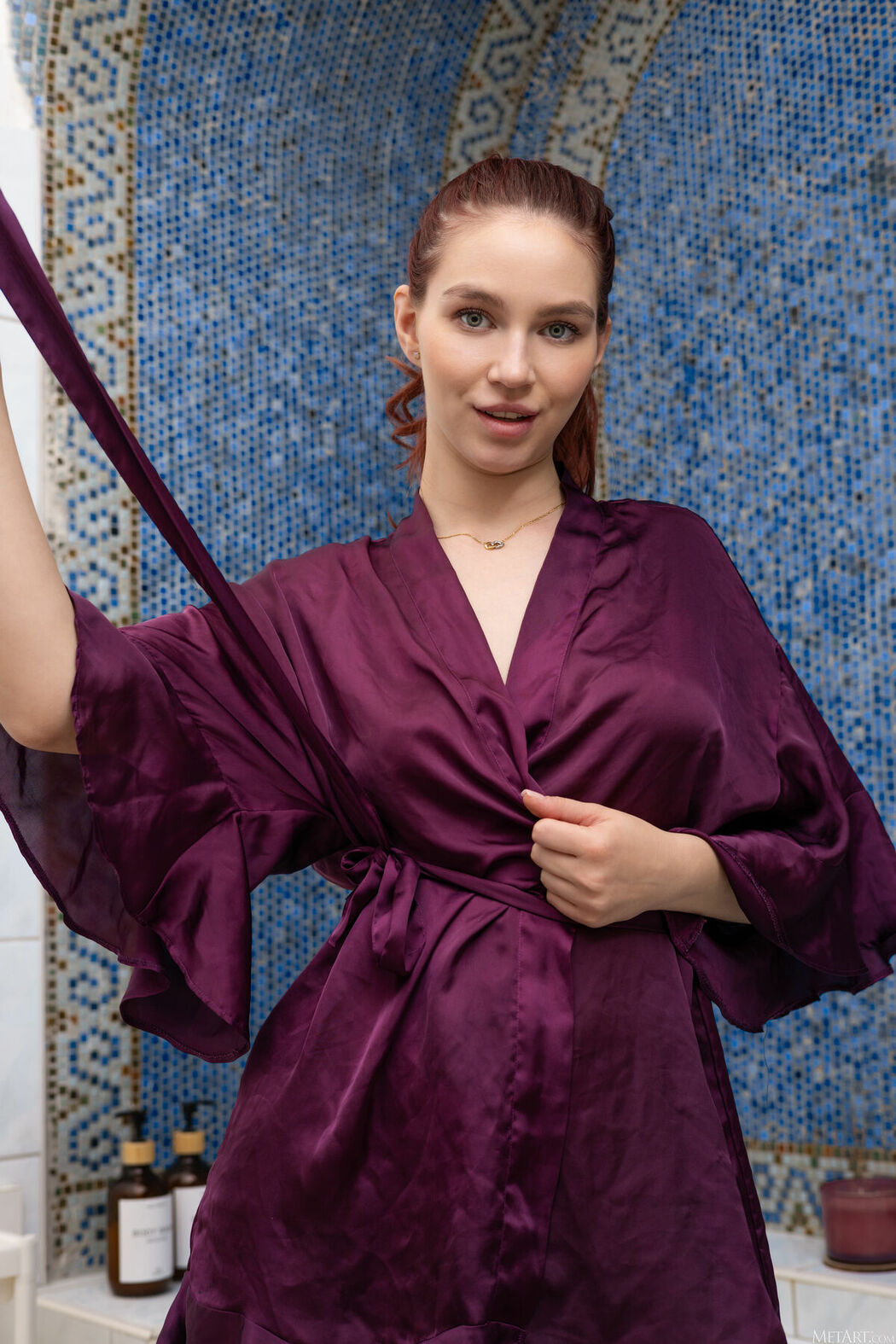 MetArt Leya Desantis – Blue Mosaic Part01 (62P)