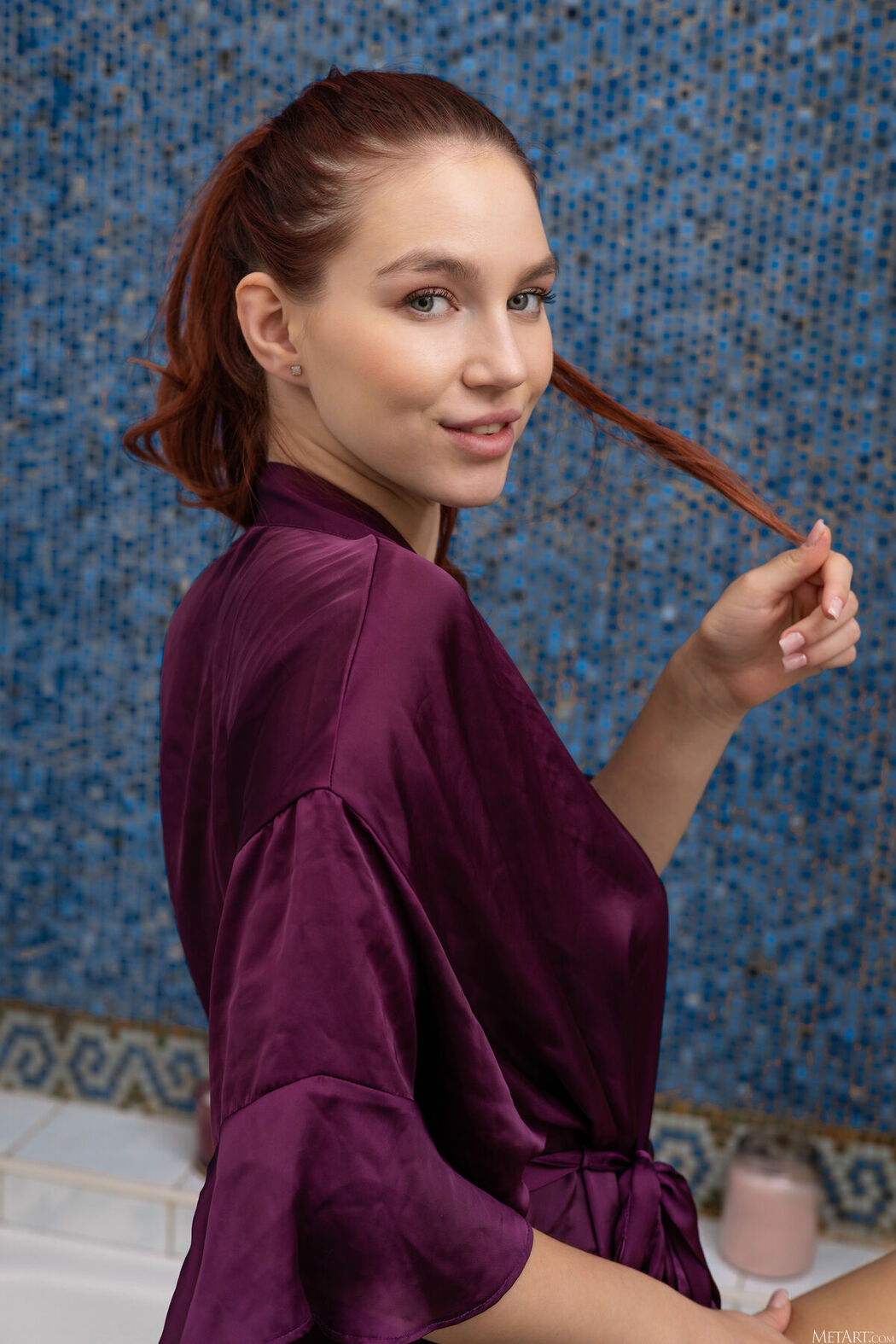 MetArt Leya Desantis – Blue Mosaic Part01 (62P)