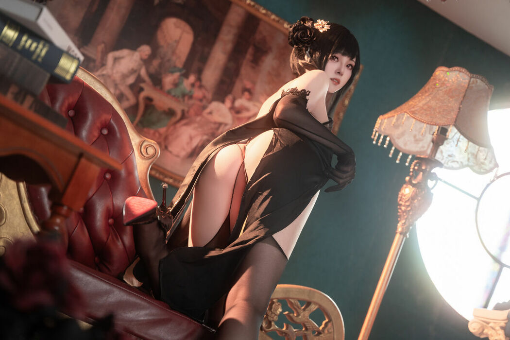 Coser@Natsuko夏夏子 – 碧蓝航线镇海旗袍 (77P)