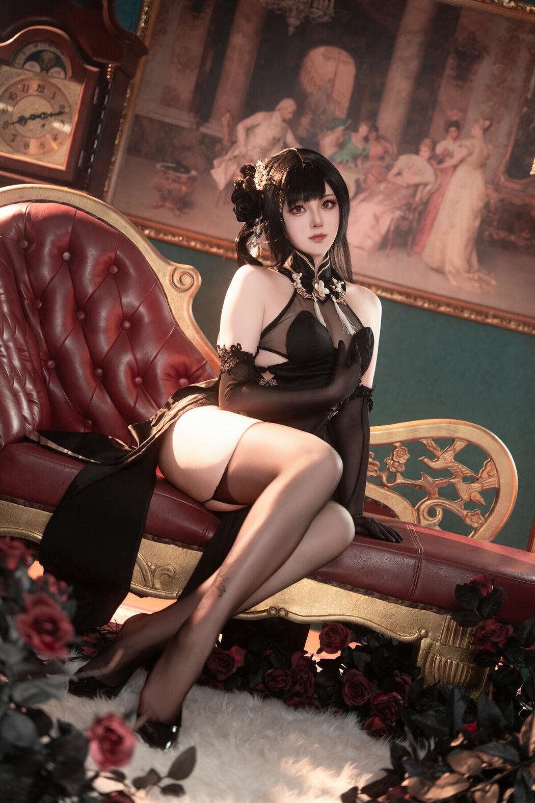 Coser@Natsuko夏夏子 – 碧蓝航线镇海旗袍 (77P)