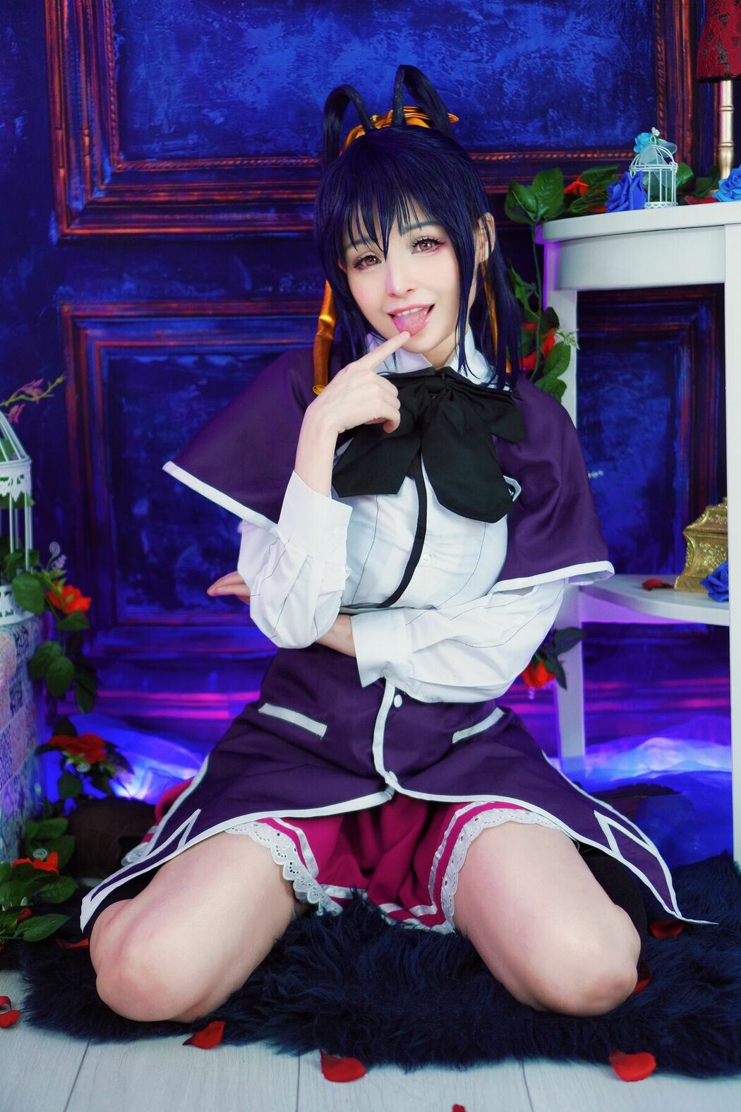 Coser@Hidori Rose – Akeno Himejima 恶魔高校姬岛朱乃 (40P)