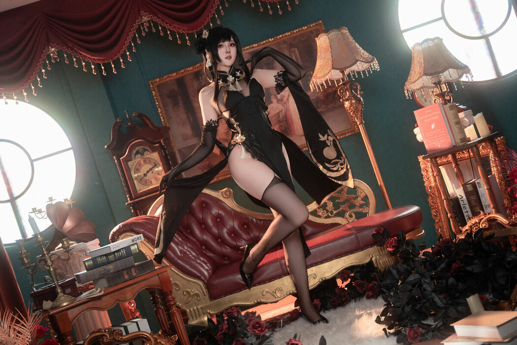 Coser@Natsuko夏夏子 – 碧蓝航线镇海旗袍 (77P)