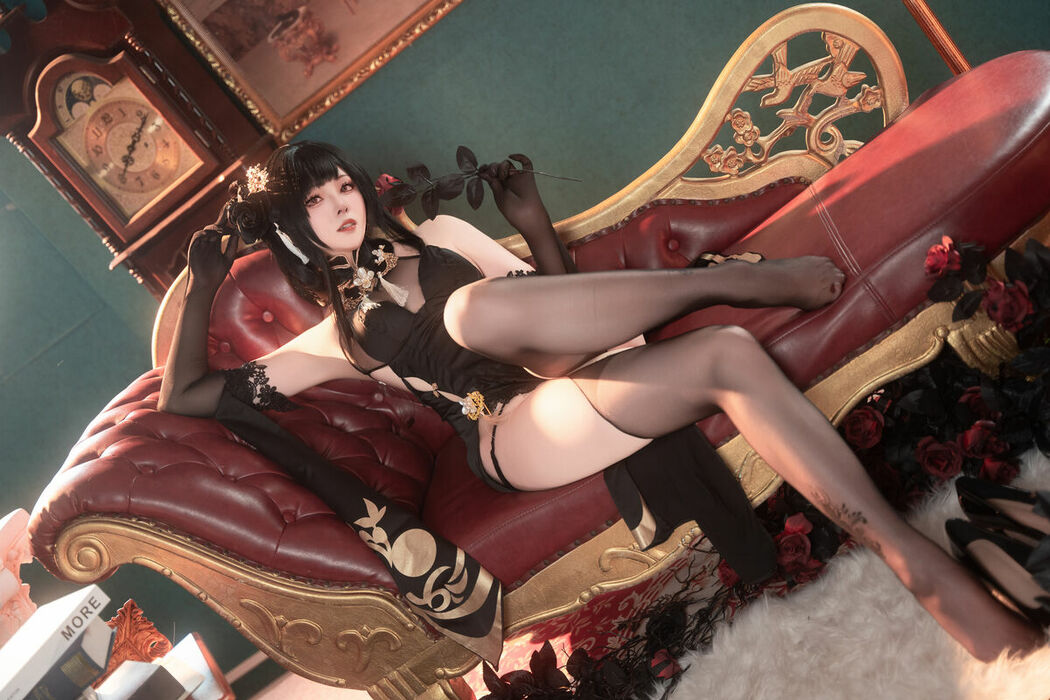 Coser@Natsuko夏夏子 – 碧蓝航线镇海旗袍 (77P)