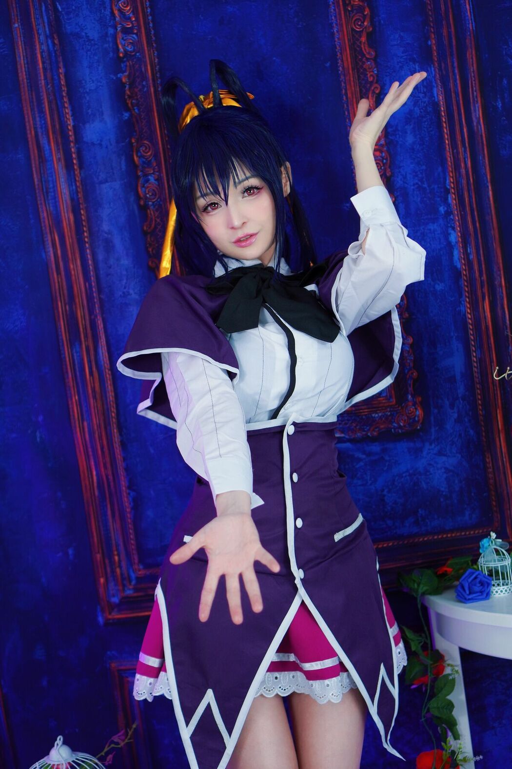 Coser@Hidori Rose – Akeno Himejima 恶魔高校姬岛朱乃 (40P)