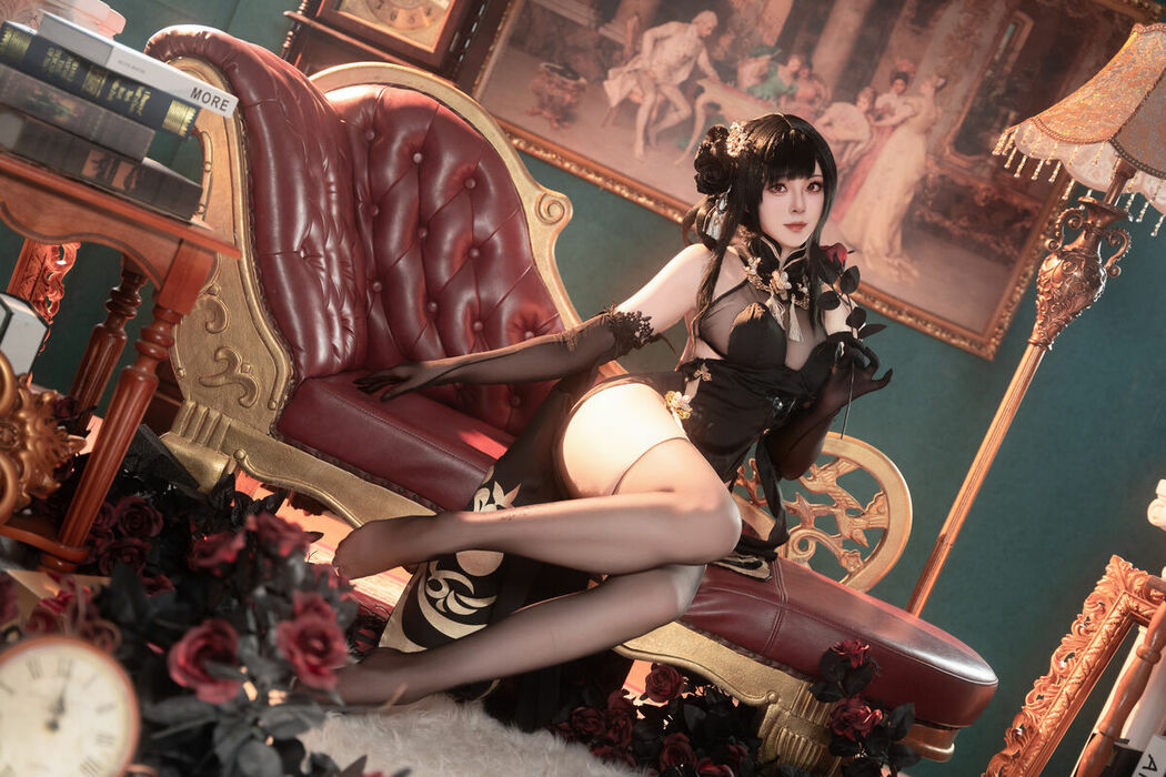 Coser@Natsuko夏夏子 – 碧蓝航线镇海旗袍 (77P)