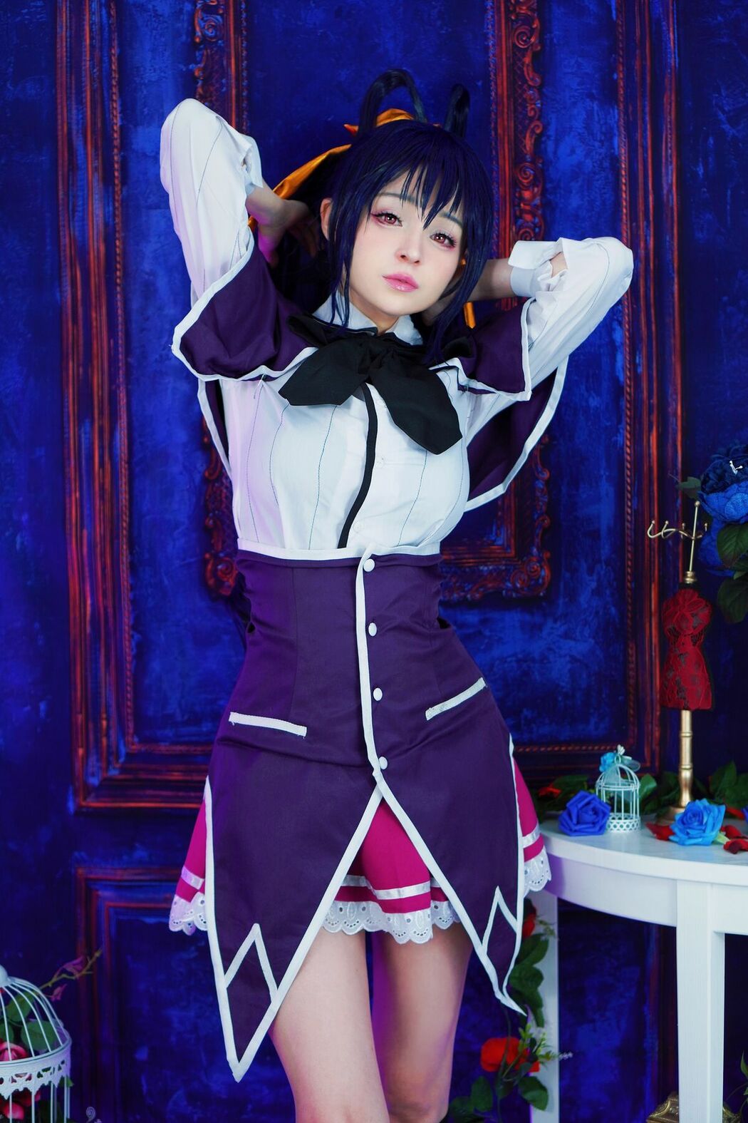 Coser@Hidori Rose – Akeno Himejima 恶魔高校姬岛朱乃 (40P)
