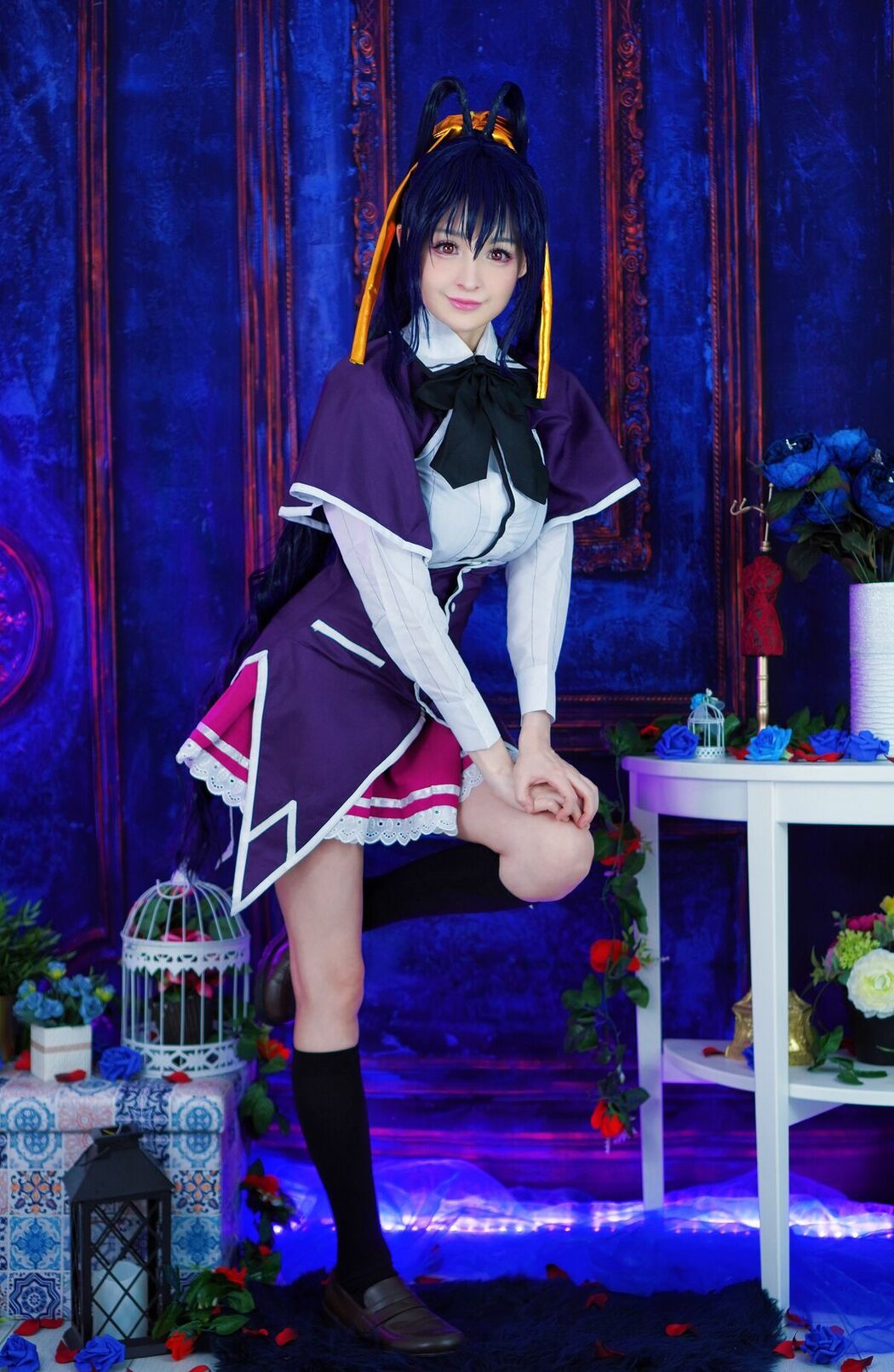 Coser@Hidori Rose – Akeno Himejima 恶魔高校姬岛朱乃 (40P)