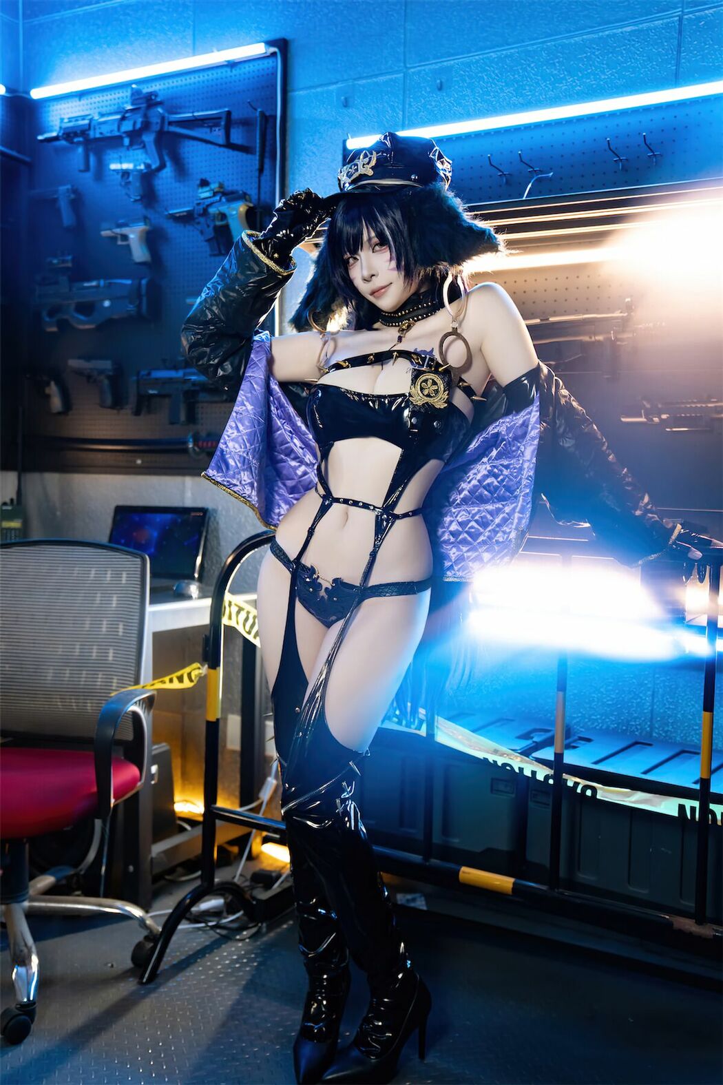 Coser@二佐Nisa – 碧蓝航线 武藏 女警 (26P)