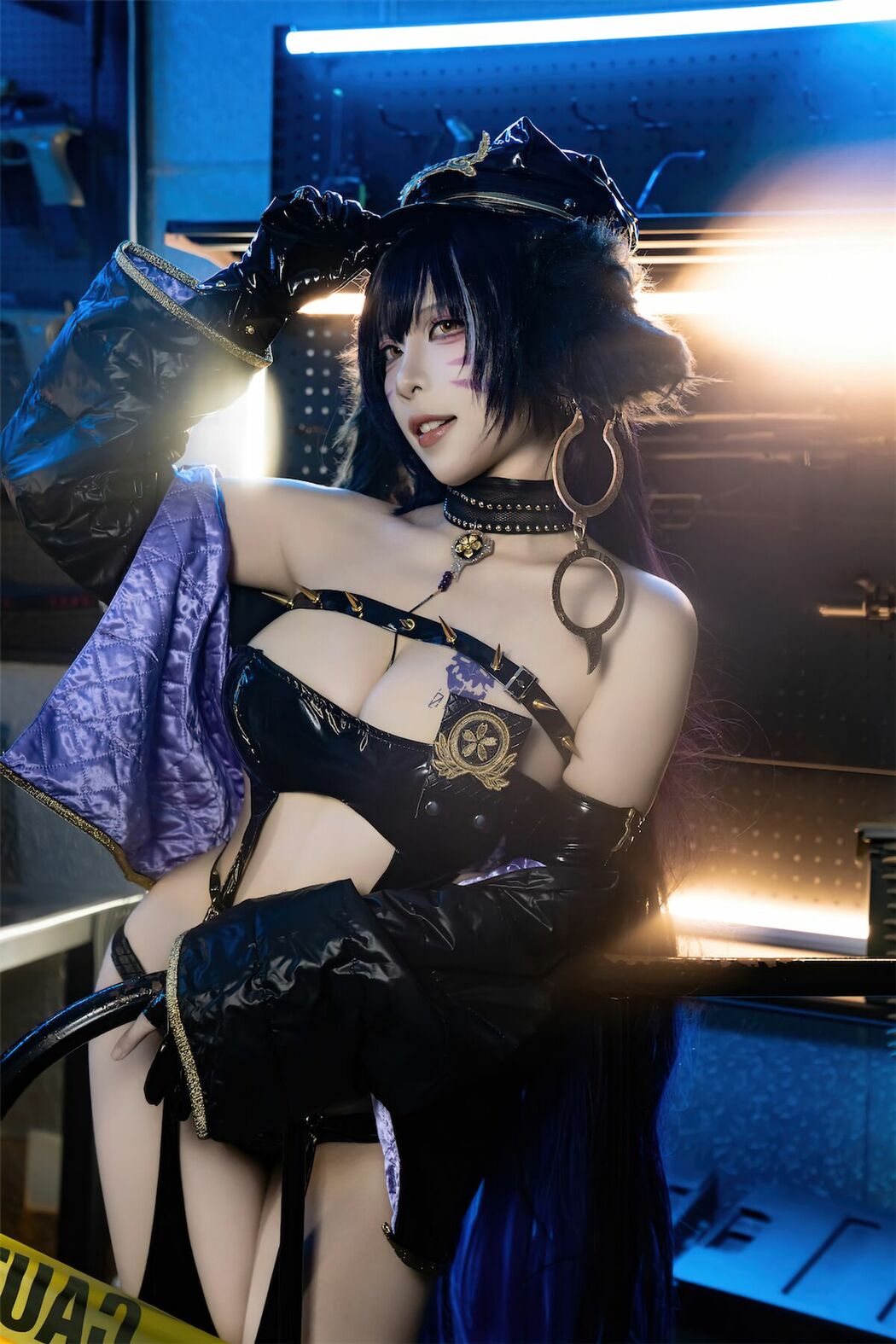 Coser@二佐Nisa – 碧蓝航线 武藏 女警 (26P)