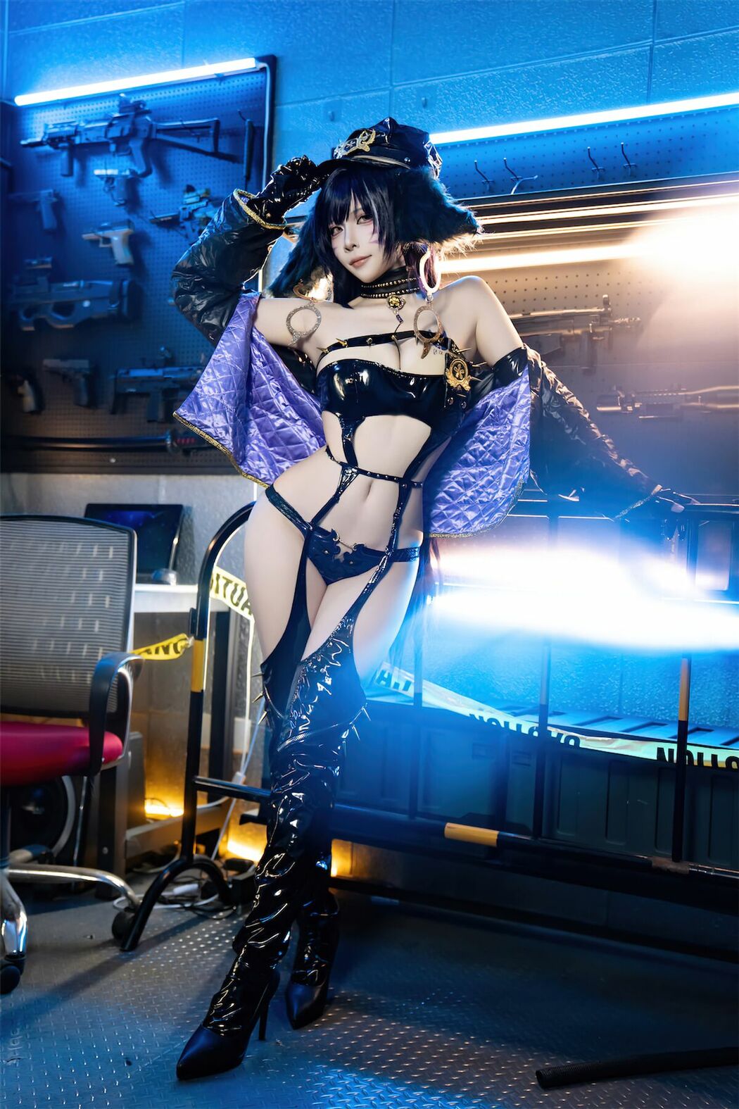 Coser@二佐Nisa – 碧蓝航线 武藏 女警 (26P)