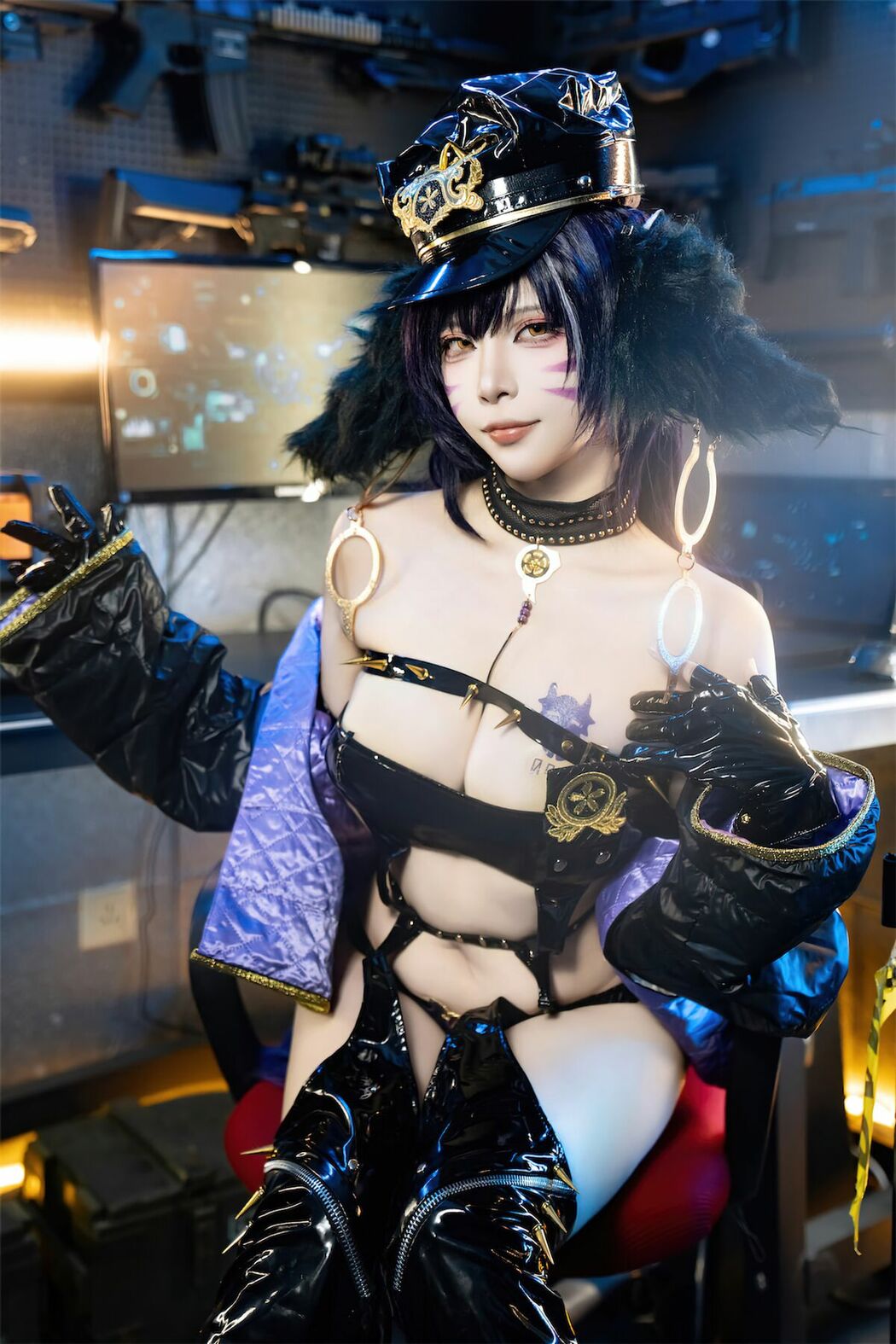 Coser@二佐Nisa – 碧蓝航线 武藏 女警 (26P)