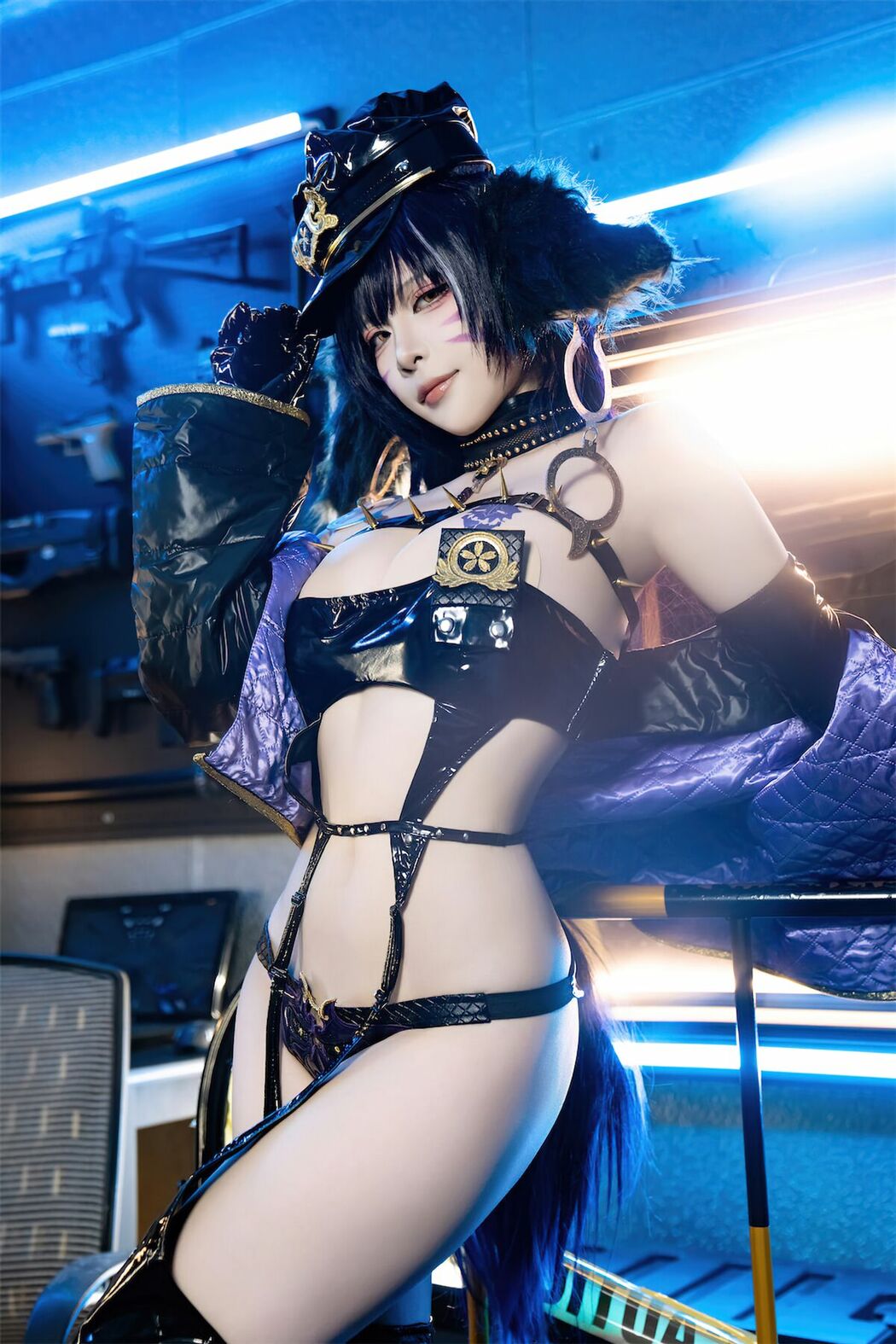 Coser@二佐Nisa – 碧蓝航线 武藏 女警 (26P)
