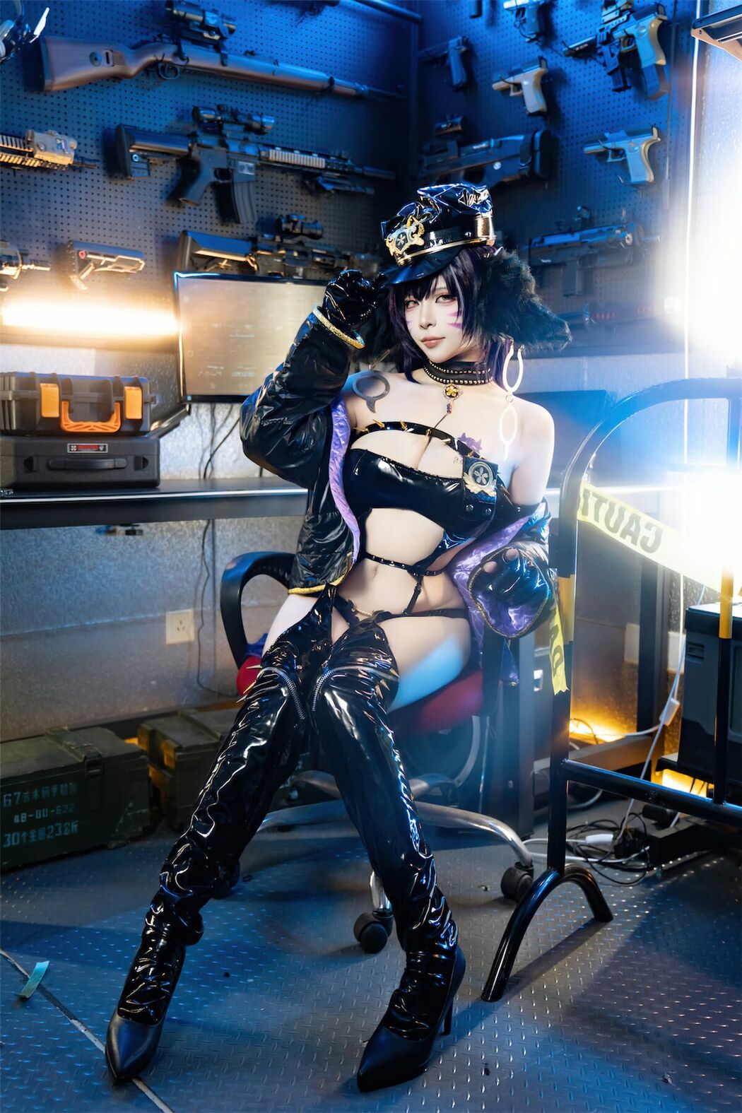 Coser@二佐Nisa – 碧蓝航线 武藏 女警 (26P)