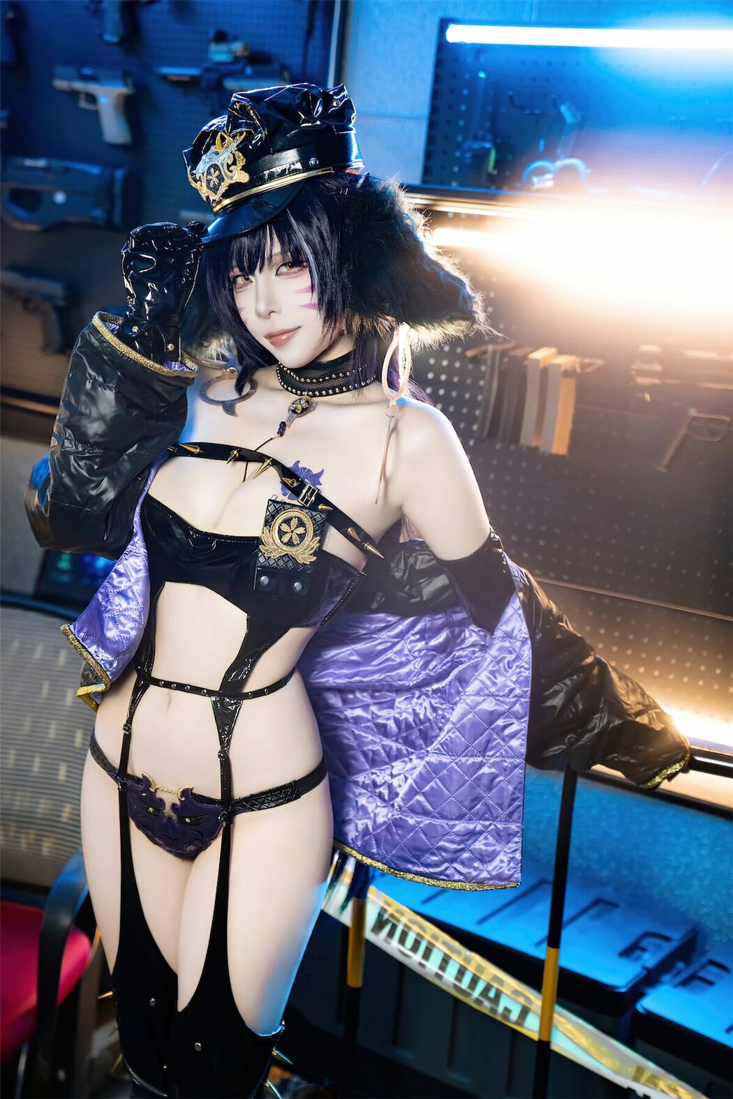Coser@二佐Nisa – 碧蓝航线 武藏 女警 (26P)