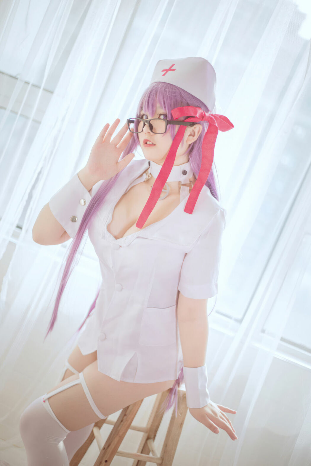 Coser@阿半今天很开心 – BB护士 (26P)