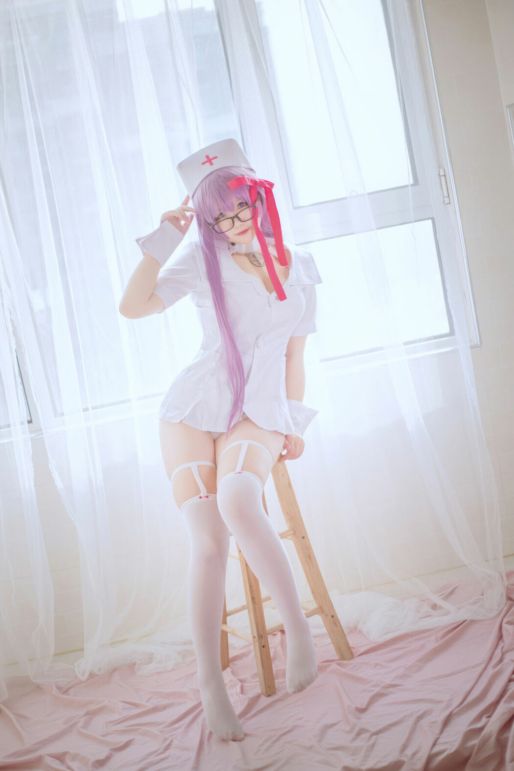 Coser@阿半今天很开心 – BB护士 (26P)