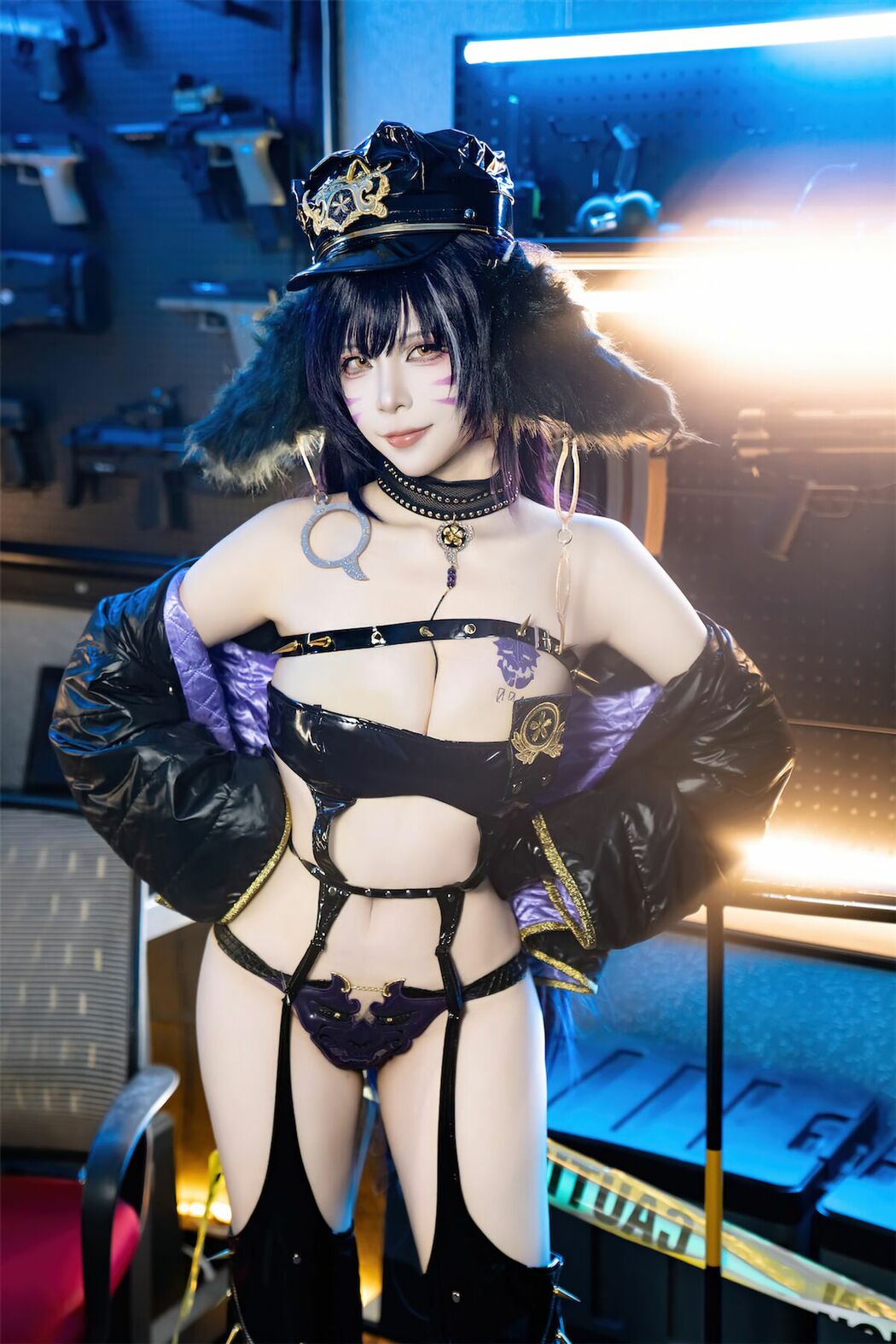 Coser@二佐Nisa – 碧蓝航线 武藏 女警 (26P)