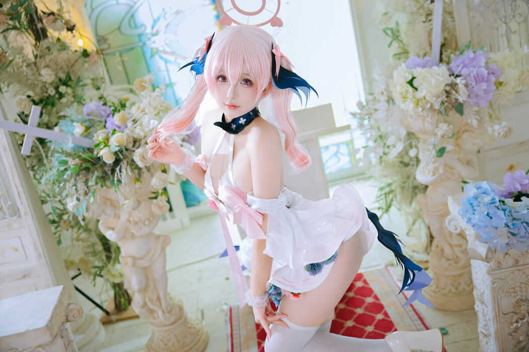 Coser@日奈娇 – 蔚蓝档案 下江小春花嫁 (27P)