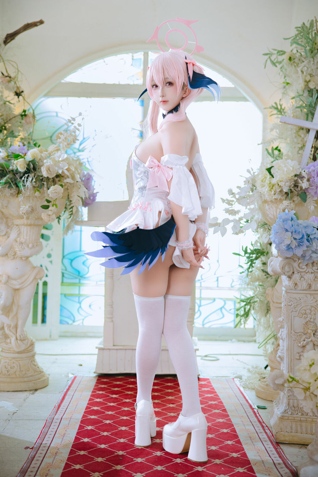 Coser@日奈娇 – 蔚蓝档案 下江小春花嫁 (27P)
