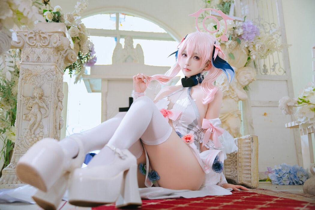 Coser@日奈娇 – 蔚蓝档案 下江小春花嫁 (27P)