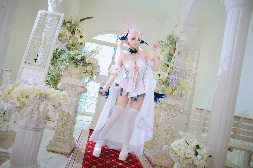 Coser@日奈娇 – 蔚蓝档案 下江小春花嫁 (27P)