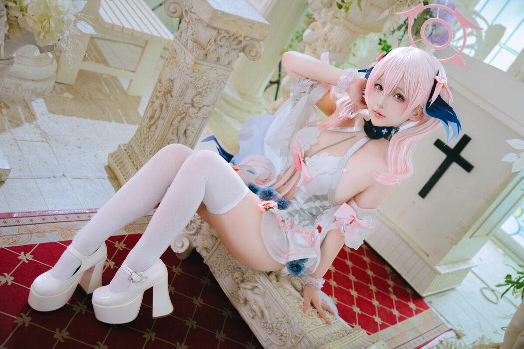 Coser@日奈娇 – 蔚蓝档案 下江小春花嫁 (27P)