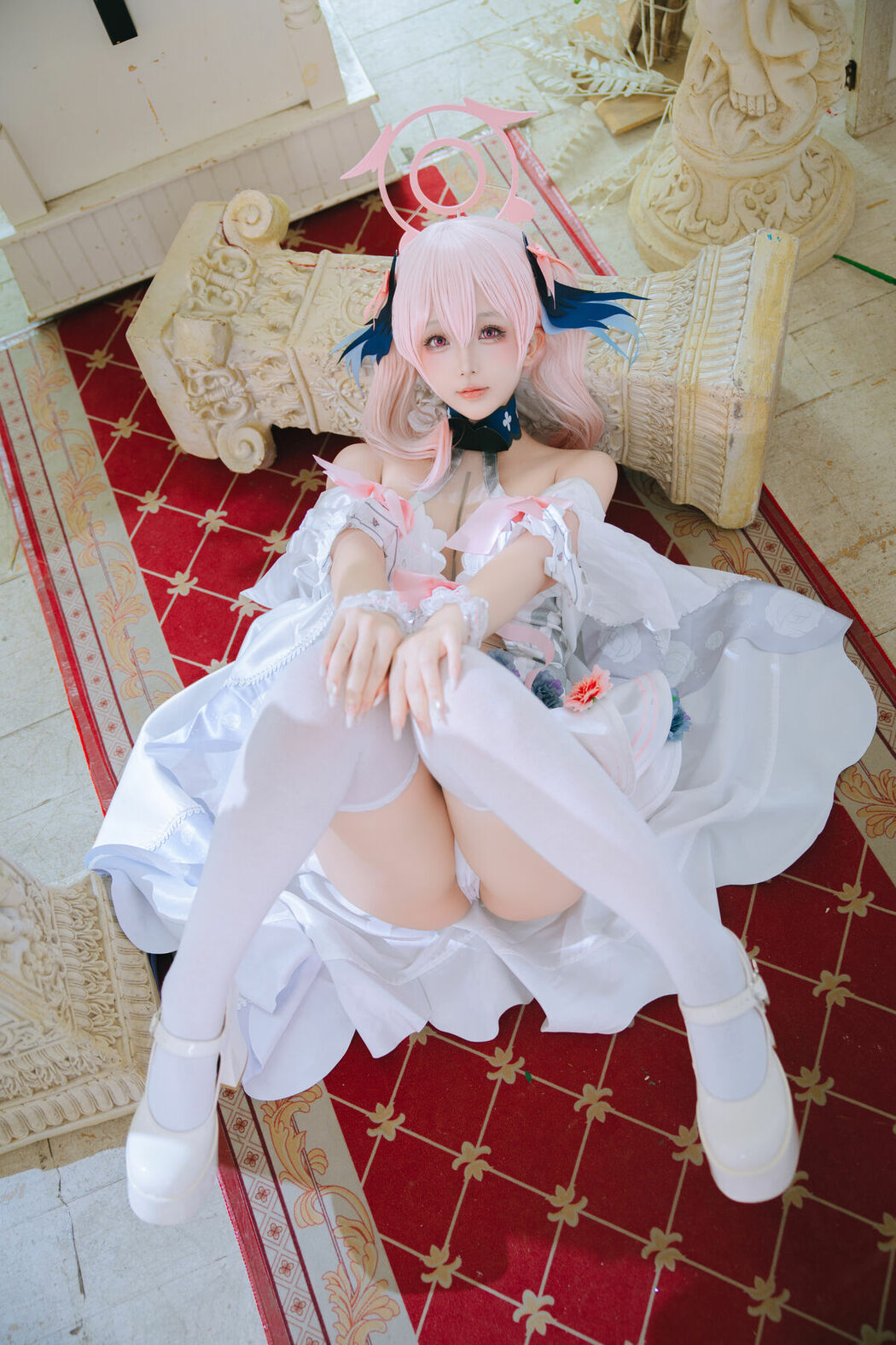 Coser@日奈娇 – 蔚蓝档案 下江小春花嫁 (27P)